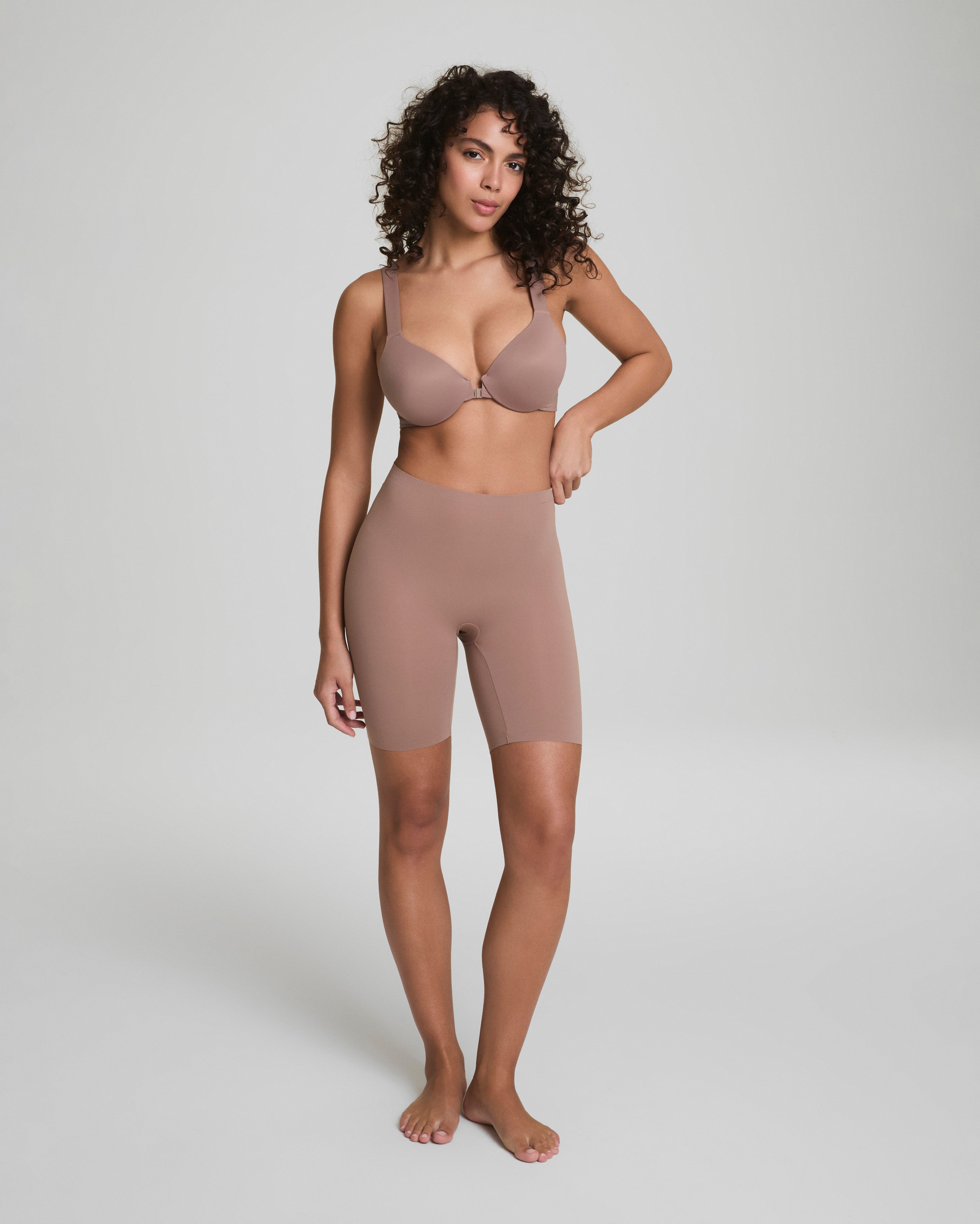 SPANXsmooth™ Fit-To-You Mid-Thigh Short  Cafe Au Lait