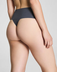 SPANXsupersmooth™ Undie-tectable® Supima® Cotton Thong  Earth Stone