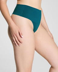 SPANXsupersmooth™ Undie-tectable® Supima® Cotton Thong  Emerald Bay