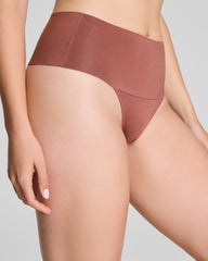 SPANXsupersmooth™ Undie-tectable® Supima® Cotton Thong  Rose Smoke