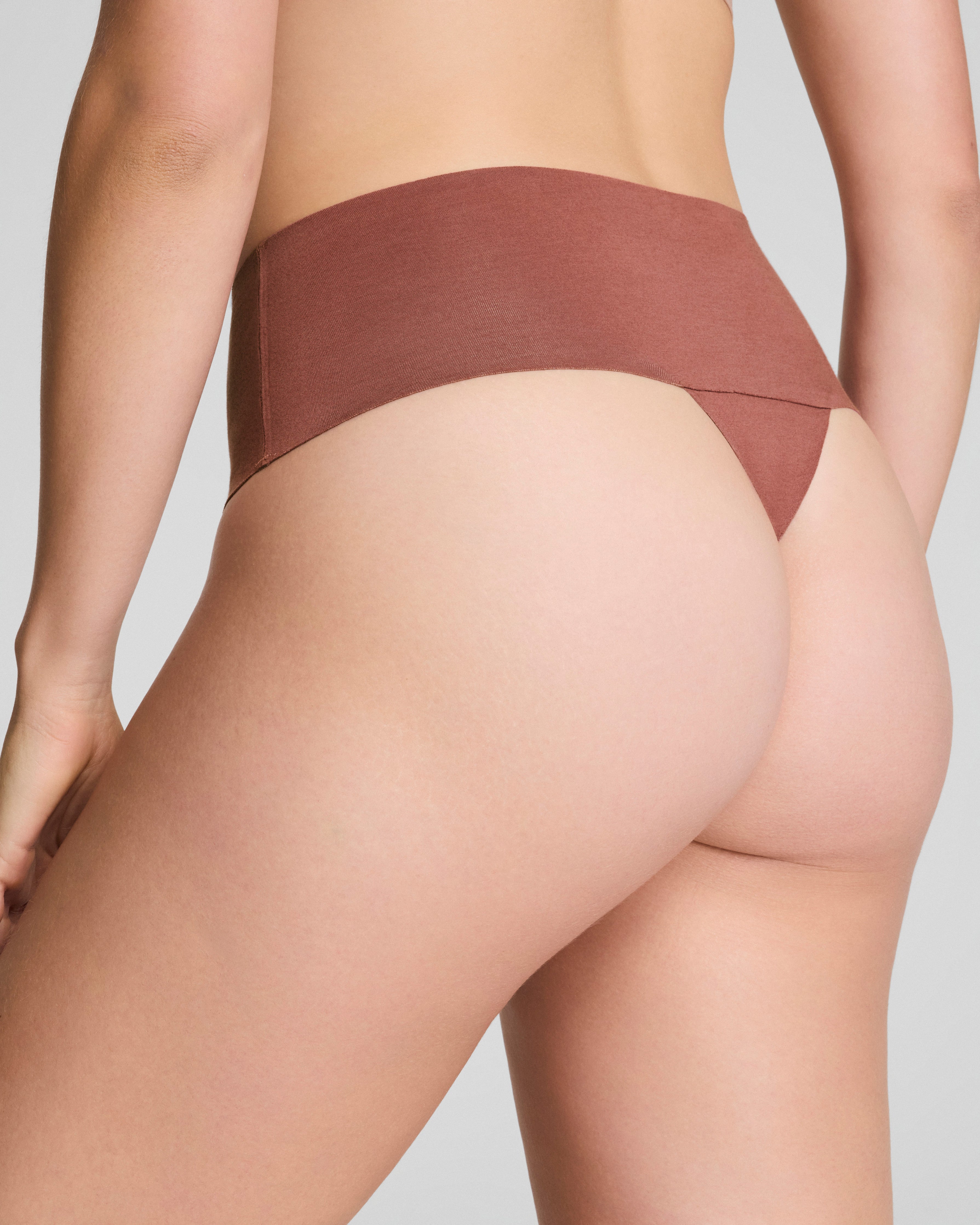 SPANXsupersmooth™ Undie-tectable® Supima® Cotton Thong  Rose Smoke