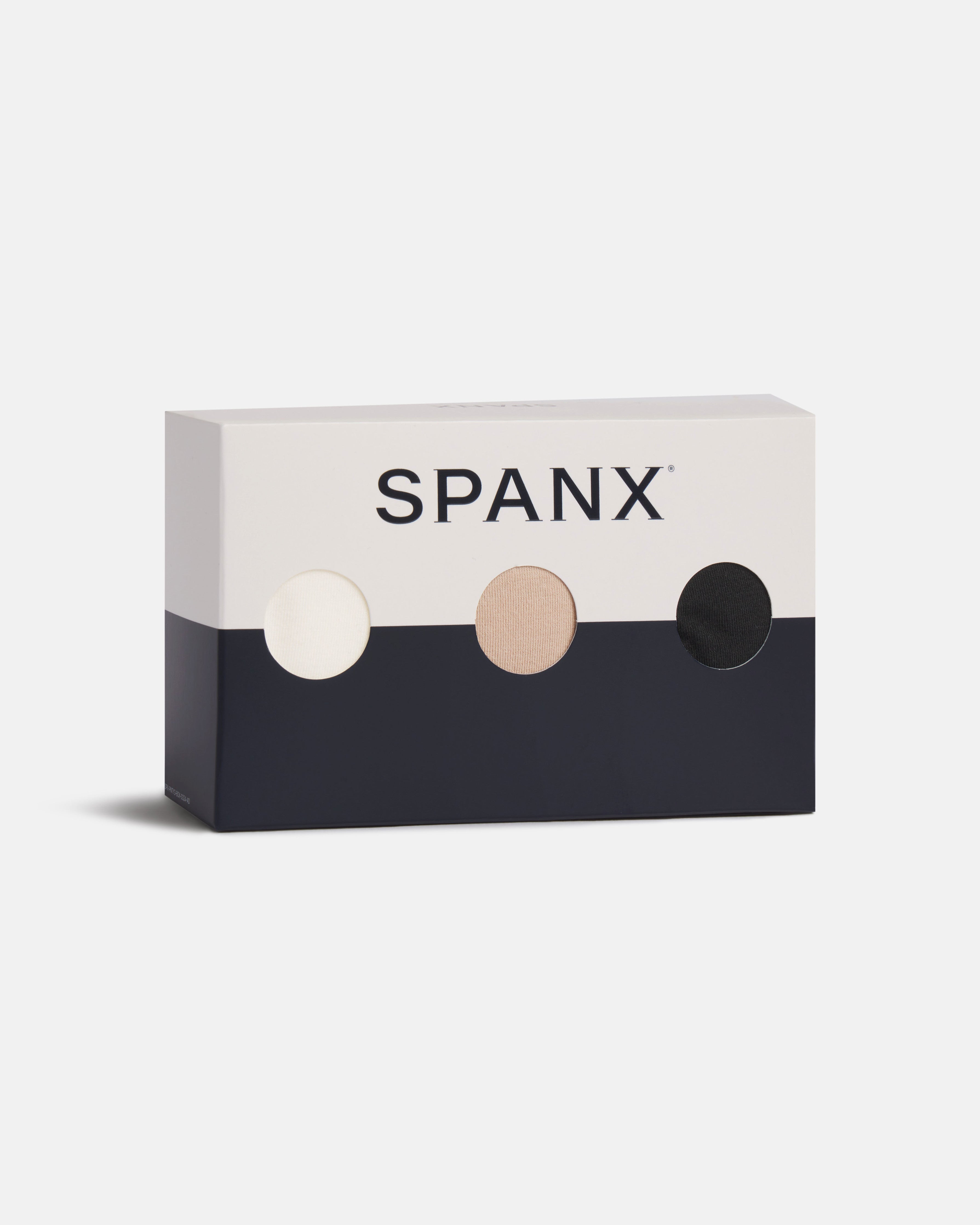 SPANXsmooth™ Fit-To-You Supima® Cotton Thong 3-Pack  Powder/Toasted Oatmeal/Very Black