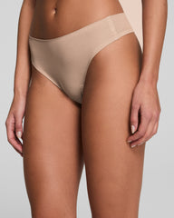 SPANXsmooth™ Fit-To-You Supima® Cotton Thong 3-Pack  Powder/Toasted Oatmeal/Very Black
