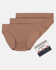 SPANXsmooth™ Fit-To-You Supima® Cotton Bikini 3-Pack  Cafe Au Lait