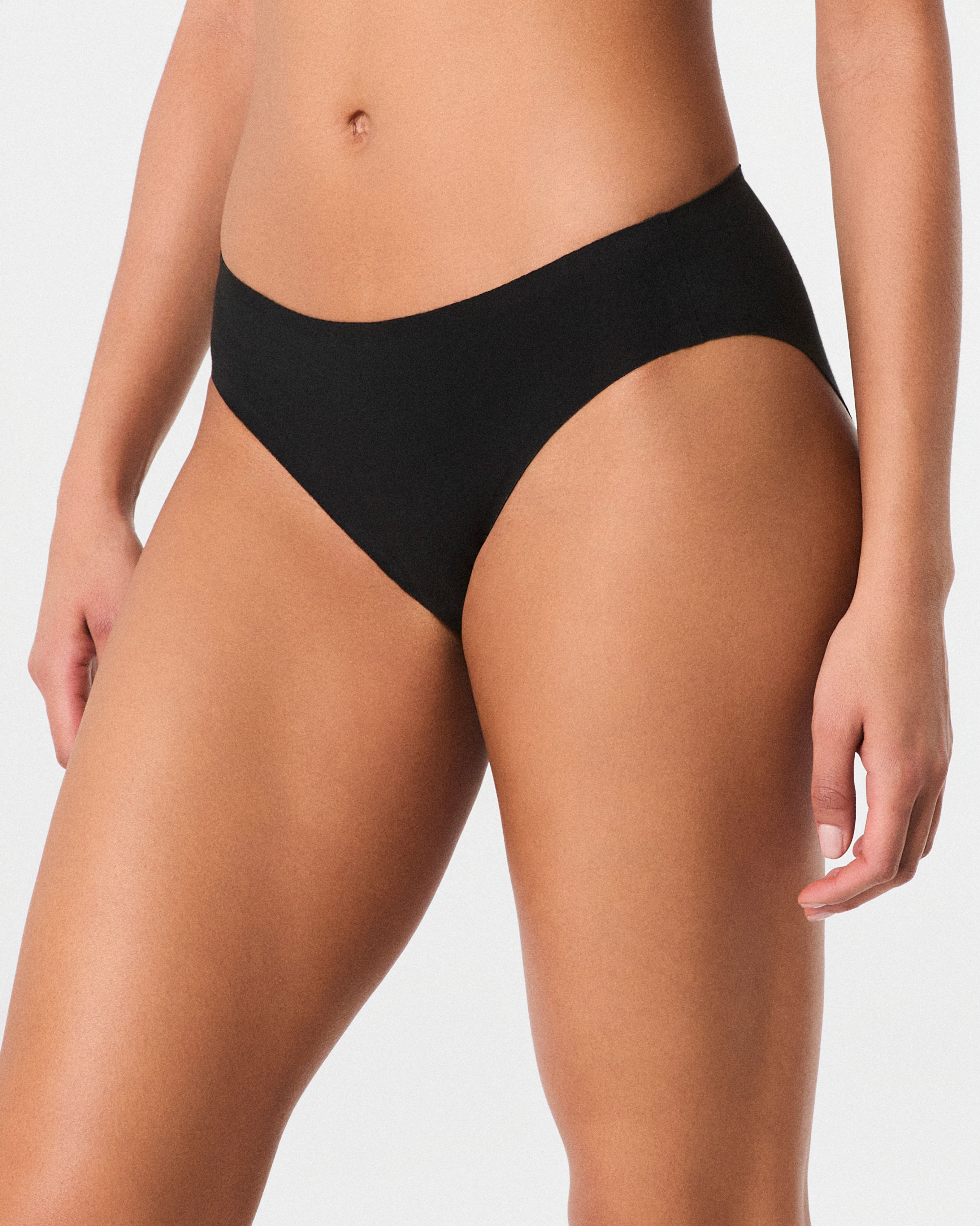 SPANXsmooth™ Fit-To-You Supima® Cotton Bikini 3-Pack  Powder/Toasted Oatmeal/Very Black