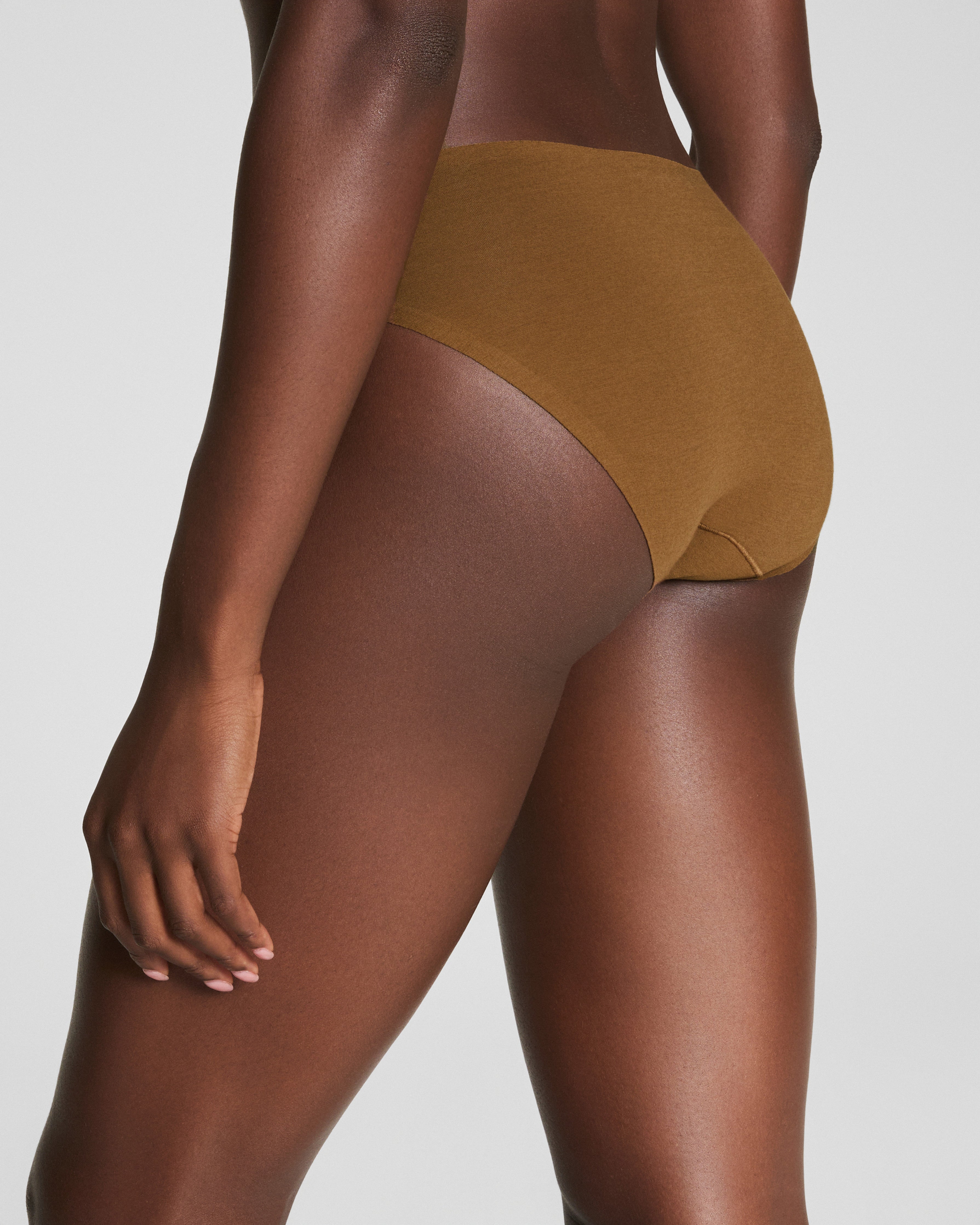 SPANXsmooth™ Fit-To-You Supima® Cotton Bikini 3-Pack  Olive Leaf/Walnut/Earth Stone