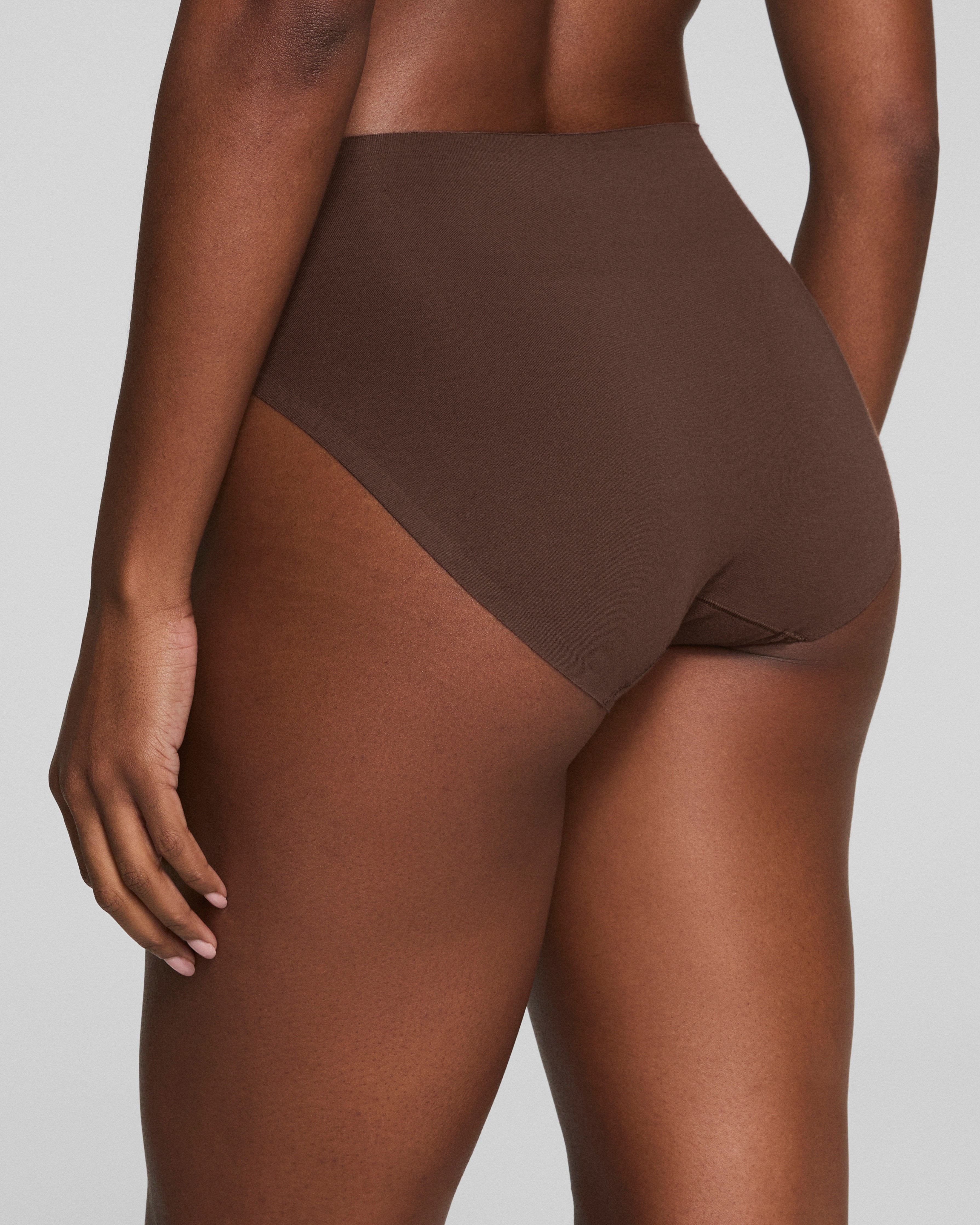 SPANXsmooth™ Fit-To-You Supima® Cotton Brief 3-Pack  Chestnut Brown