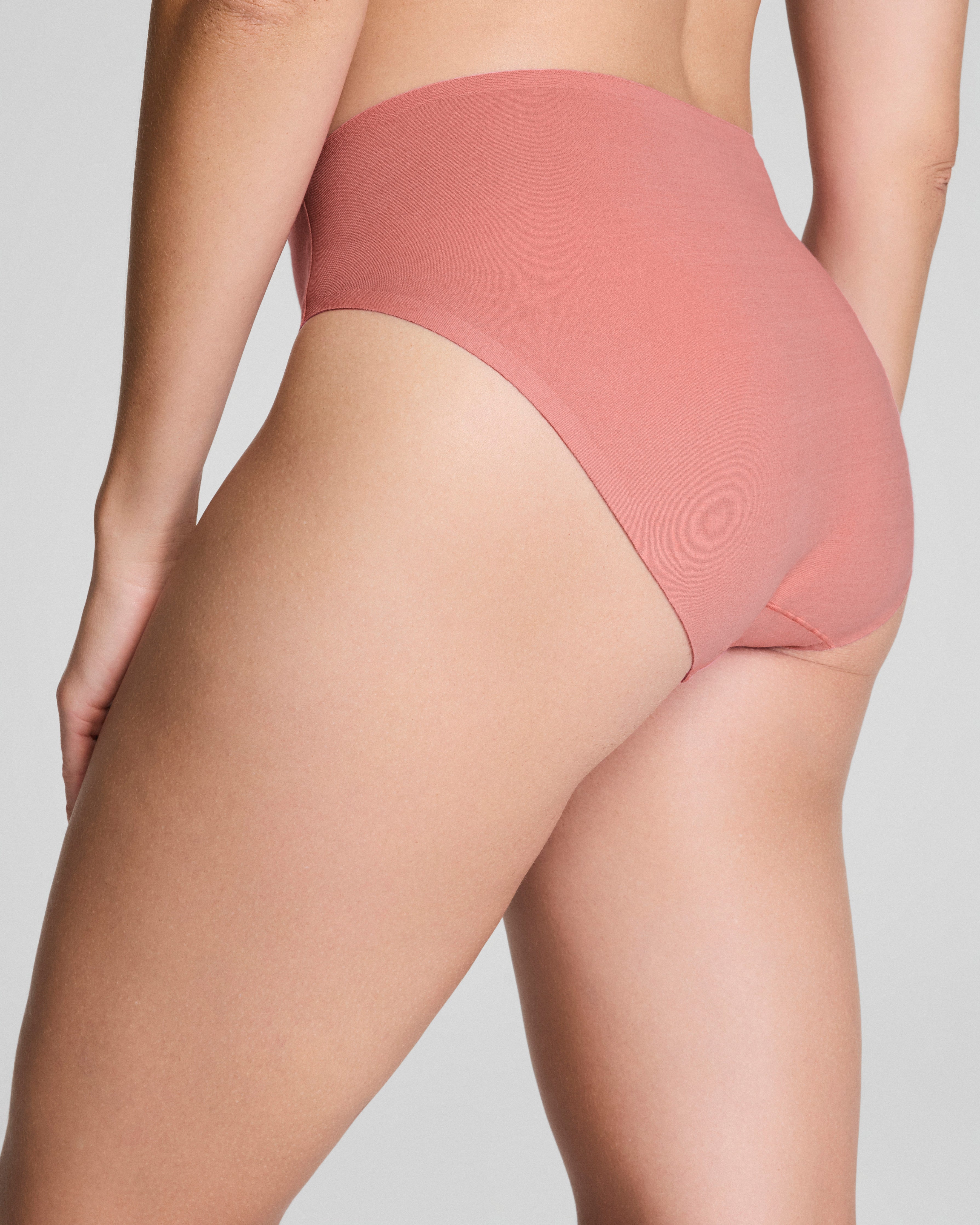 SPANXsmooth™ Fit-To-You Supima® Cotton Brief 3-Pack  Plum Berry/Rose Quartz/Cafe Au Lait