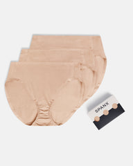 SPANXsmooth™ Fit-To-You Supima® Cotton Brief 3-Pack  Toasted Oatmeal