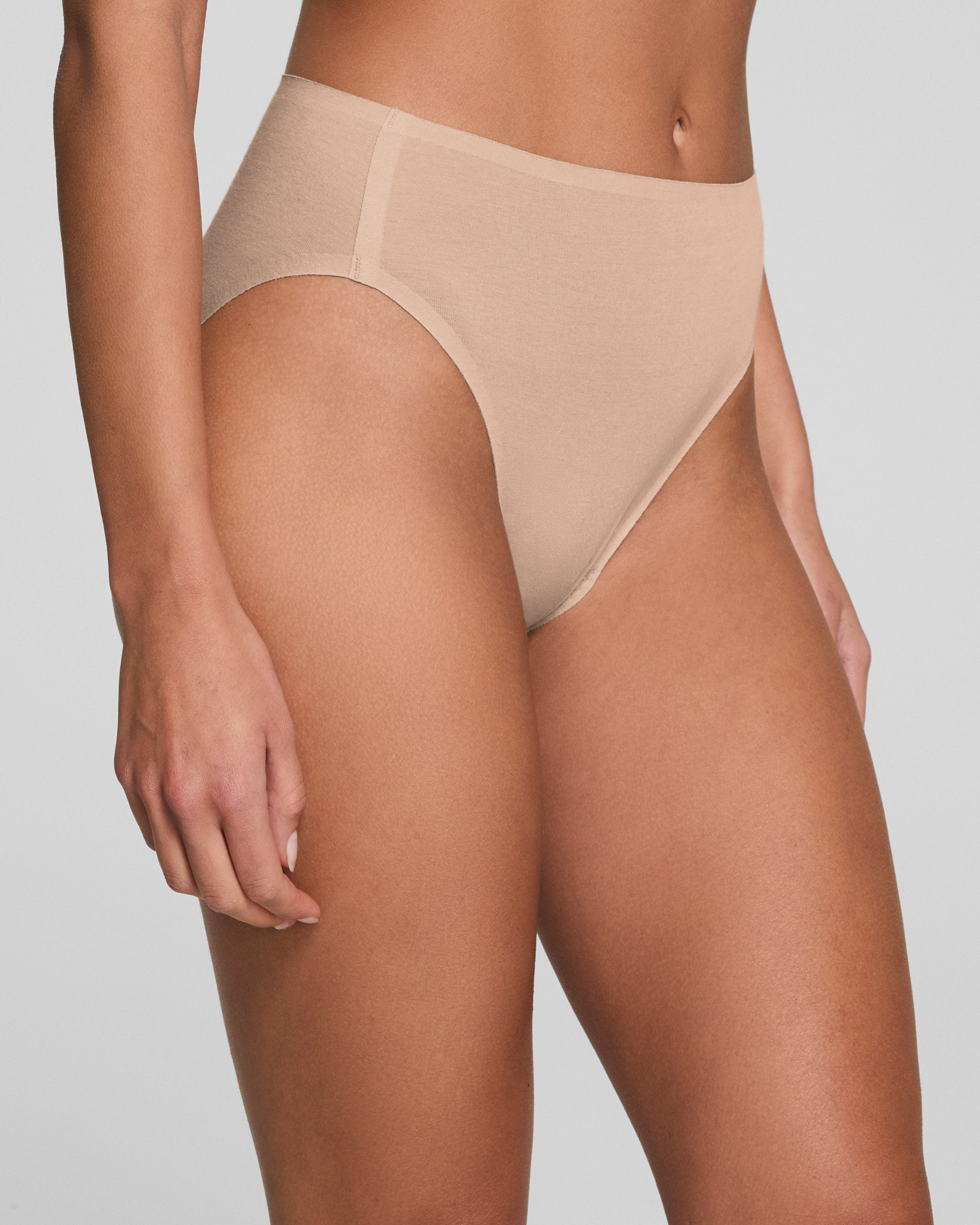 SPANXsmooth™ Fit-To-You Supima® Cotton Brief 3-Pack  Powder/Toasted Oatmeal/Very Black