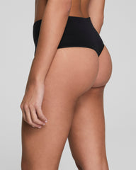 SPANXshape™ ExtraOrdinary Supima® Cotton Thong  Very Black