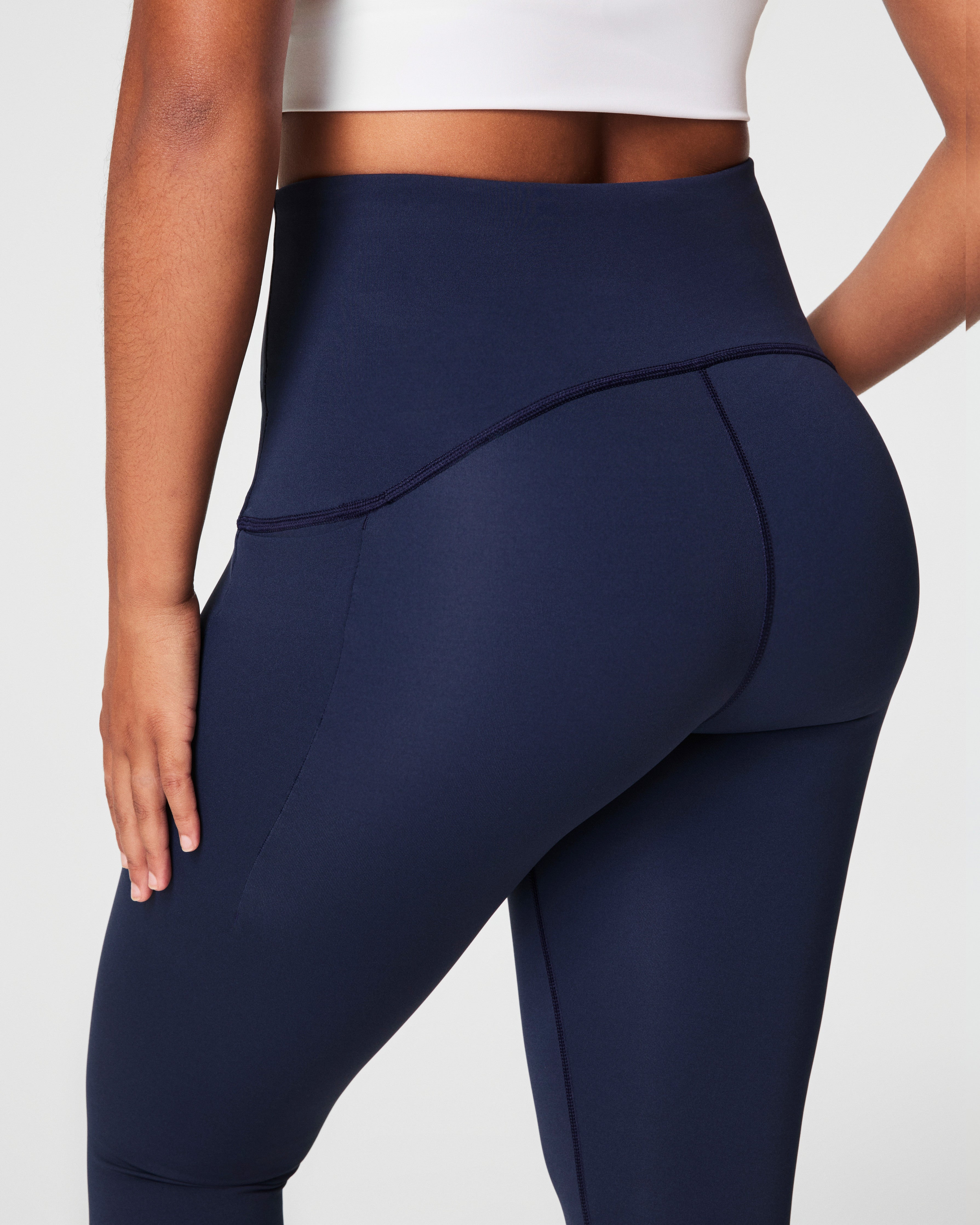 SPANXshape™ Booty Boost® Side Pocket Leggings  Timeless Navy