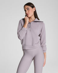 SPANX AirEssentials® Half Zip  Coastal Fog
