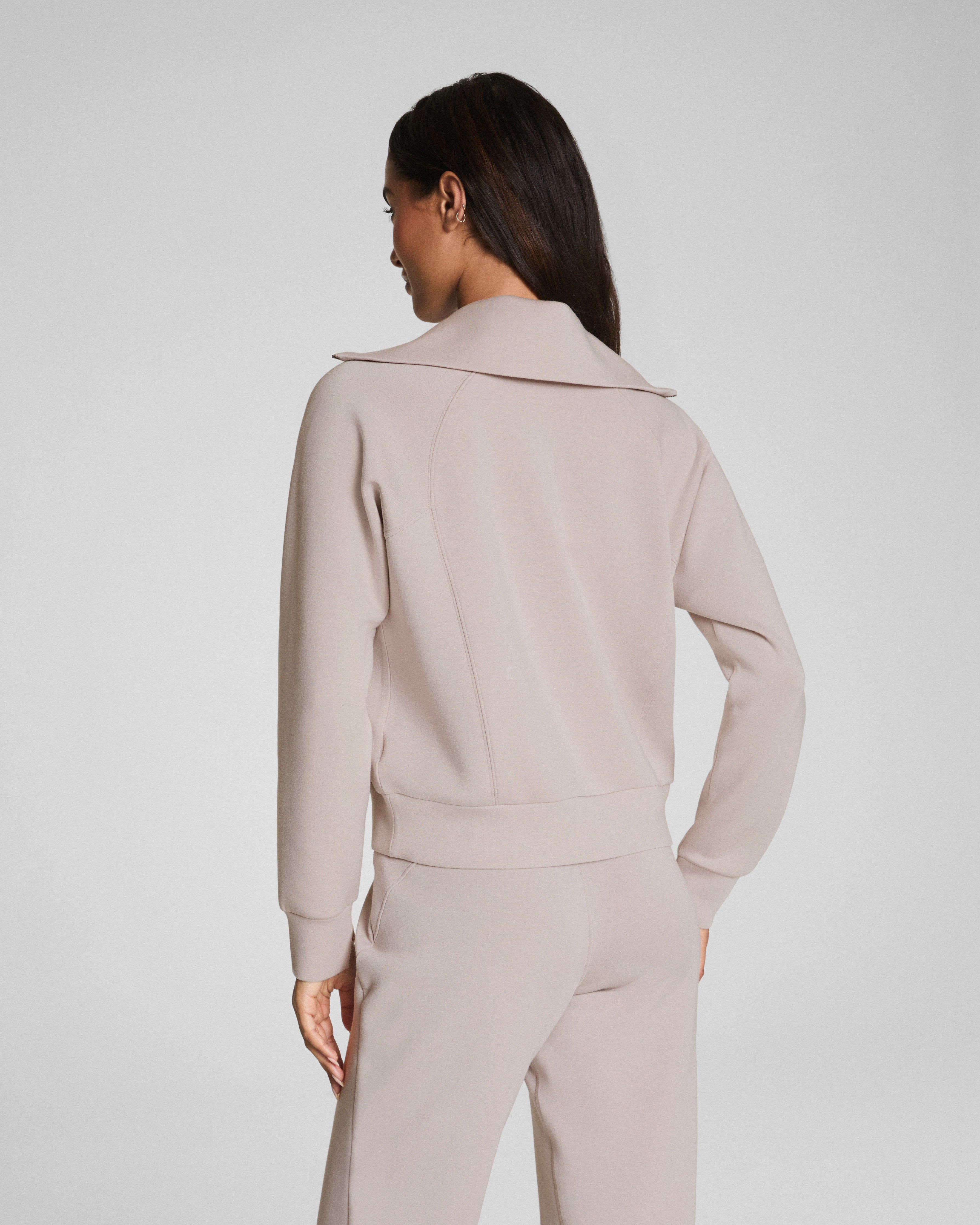 SPANX AirEssentials® Half Zip  French Grey