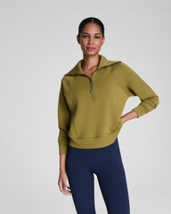 SPANX AirEssentials® Half Zip  Olivine