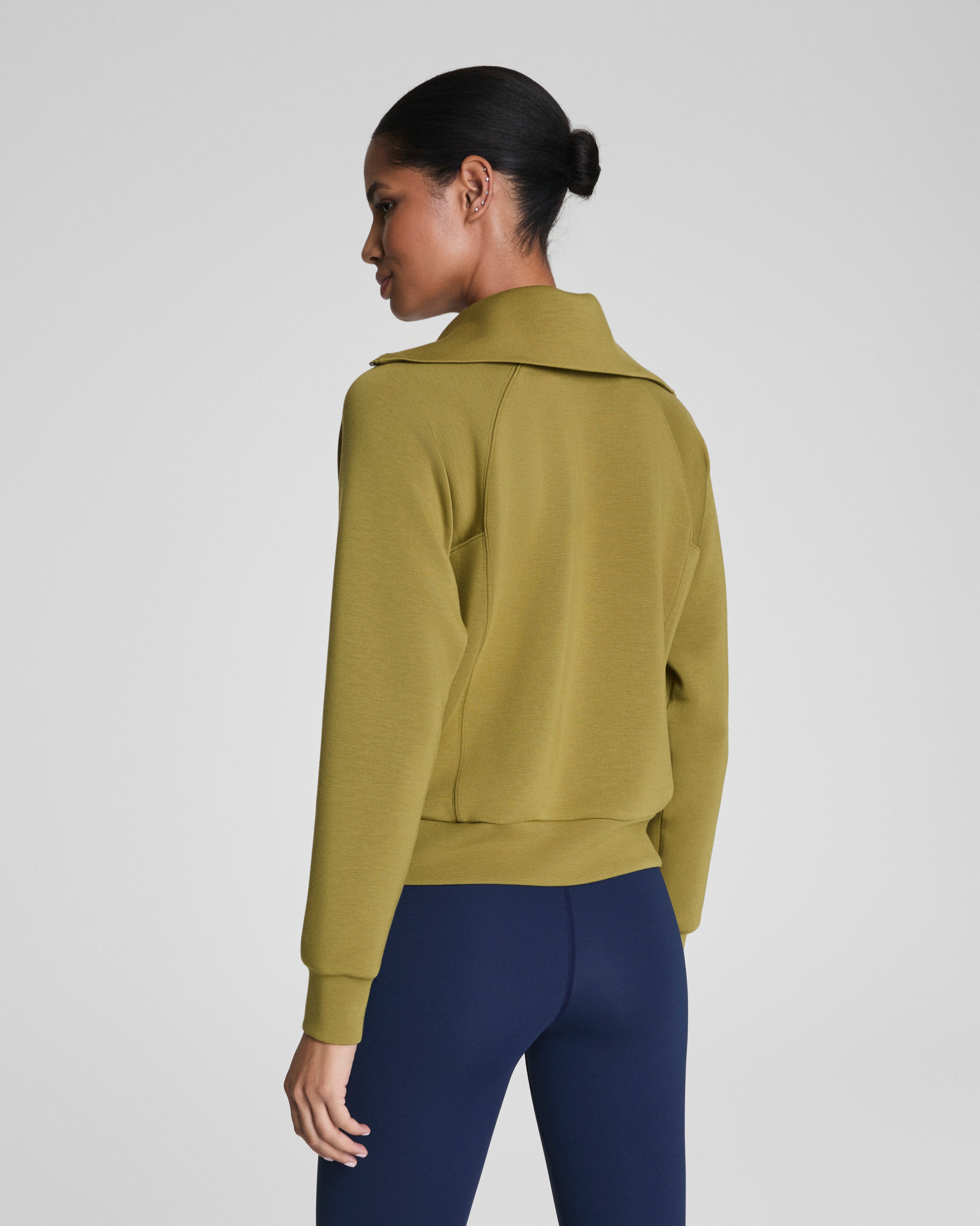SPANX AirEssentials® Half Zip  Olivine