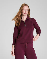SPANX AirEssentials® Half Zip  Plum Berry