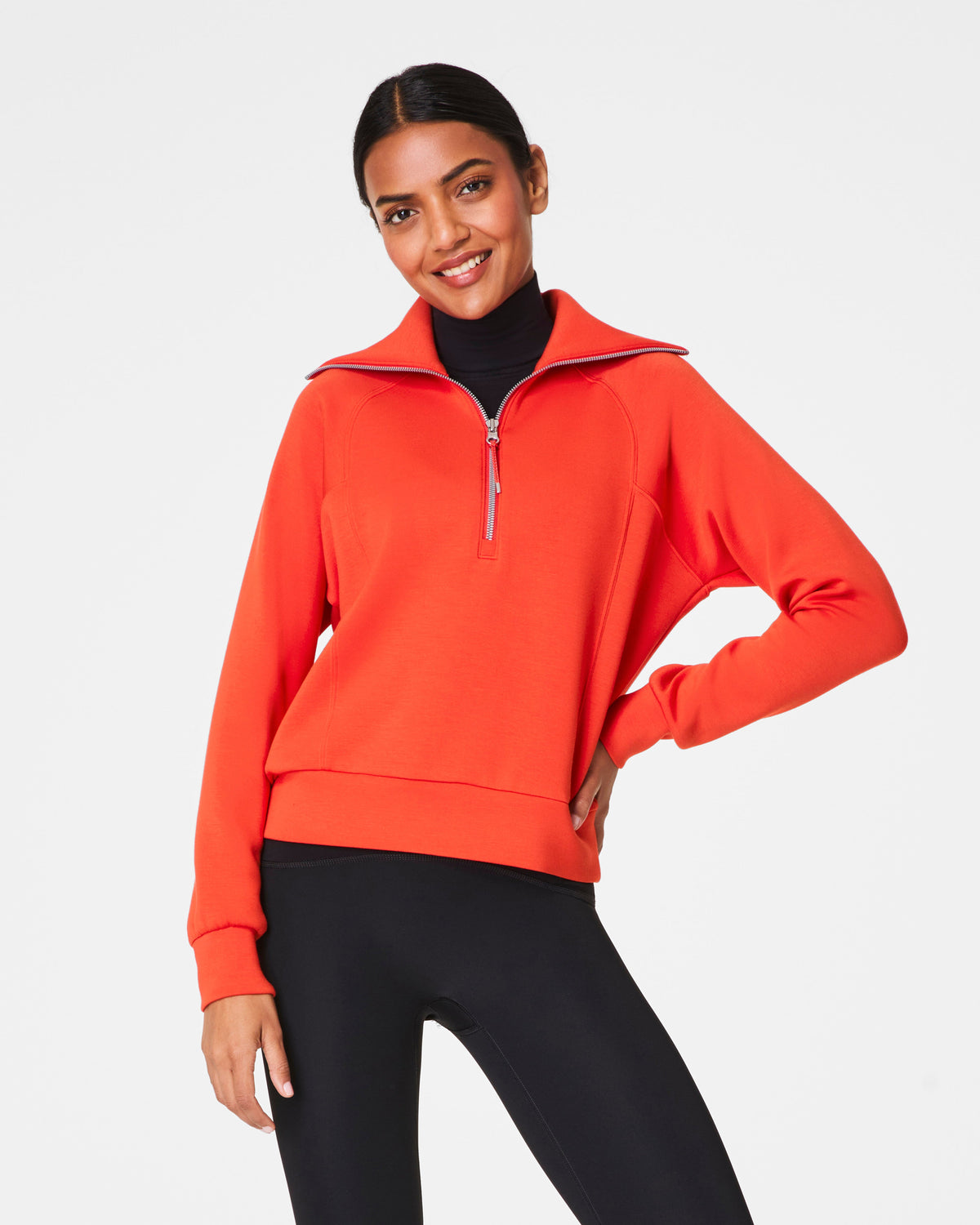 SPANX AirEssentials® Half Zip  Poppy