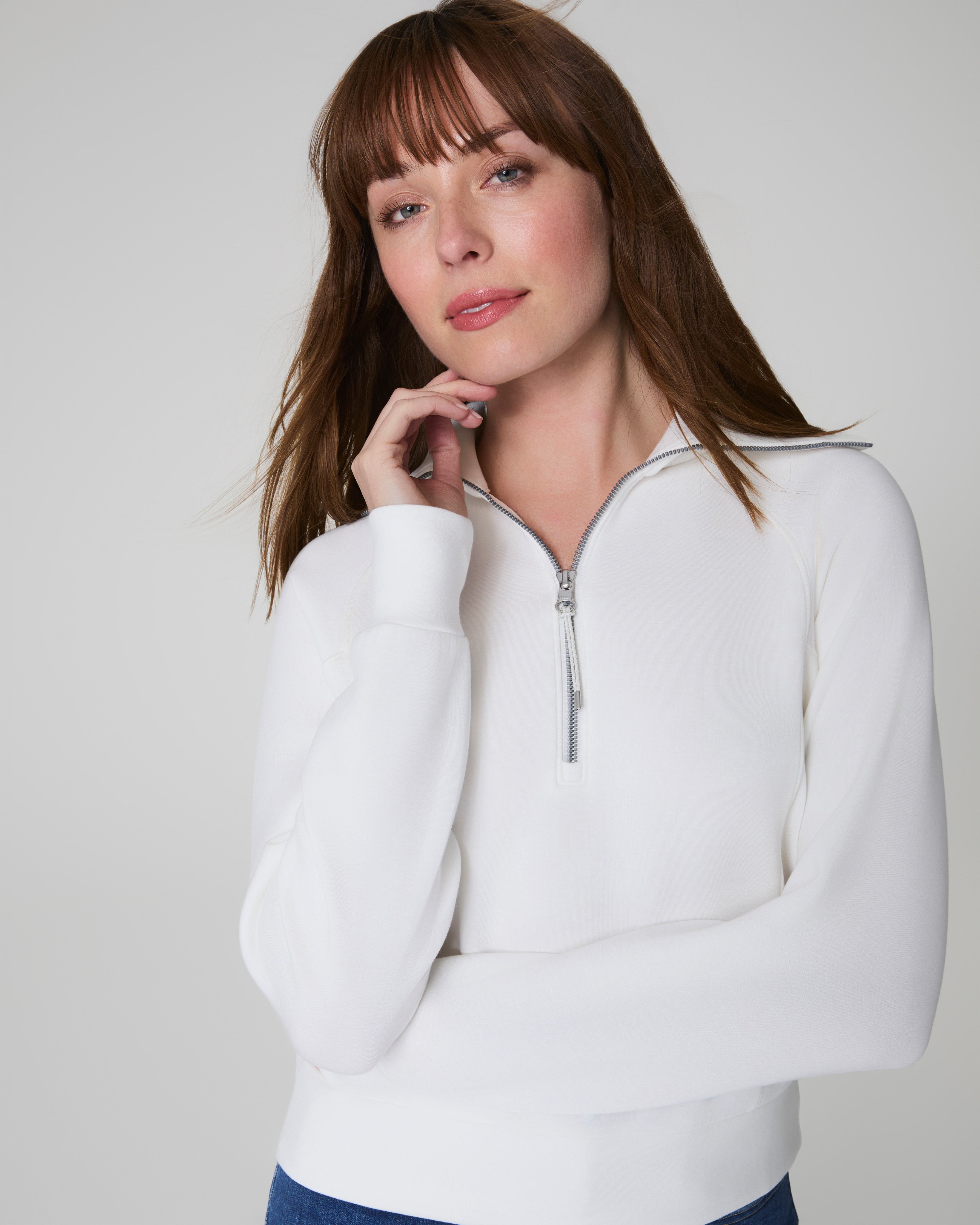 SPANX AirEssentials® Half Zip  Powder