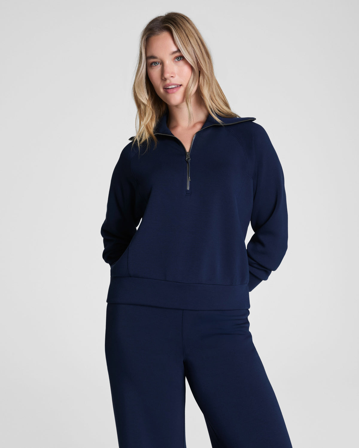SPANX AirEssentials® Half Zip  Timeless Navy