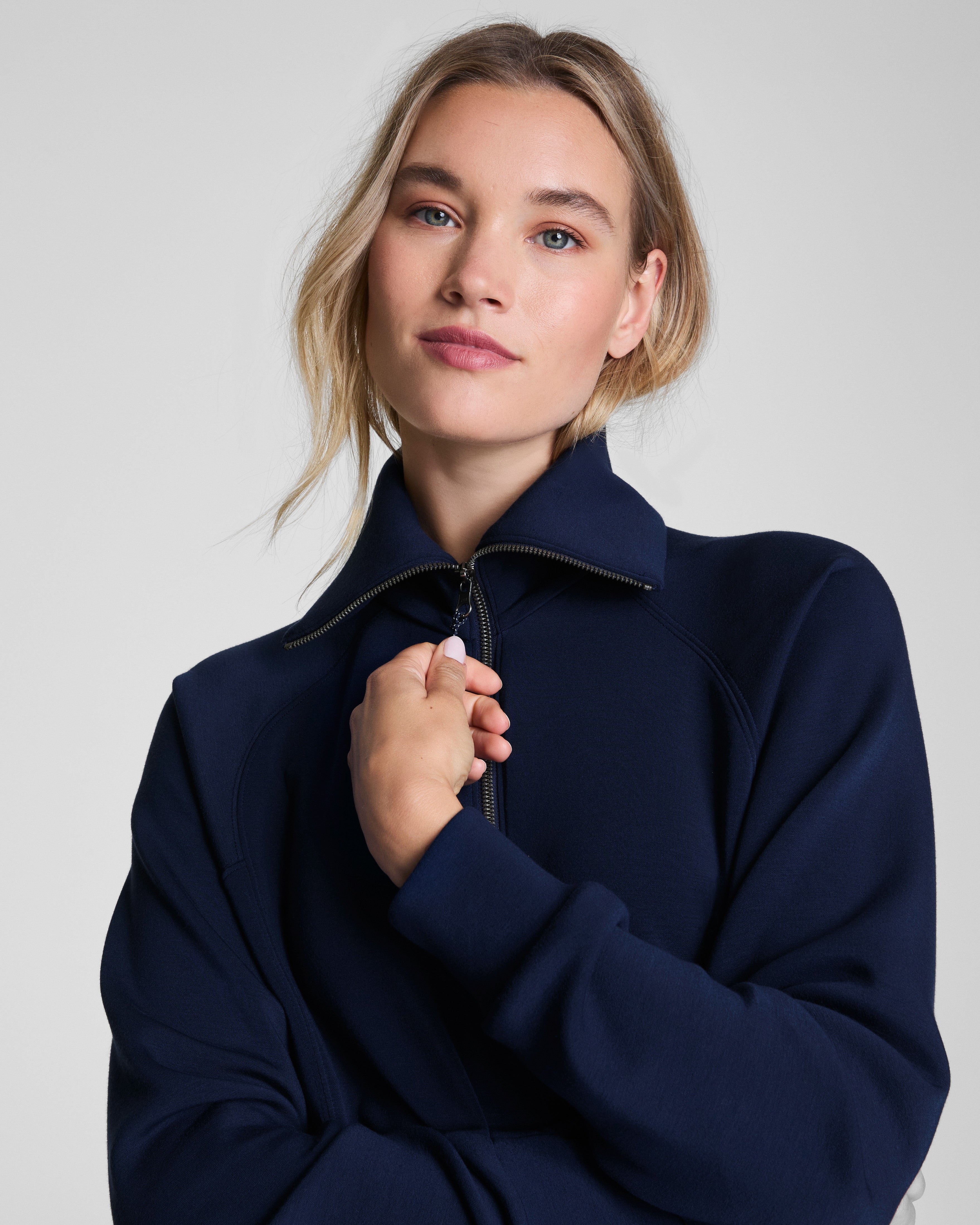 SPANX AirEssentials® Half Zip  Timeless Navy