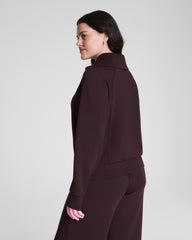 SPANX AirEssentials® Half Zip  Truffle Brown