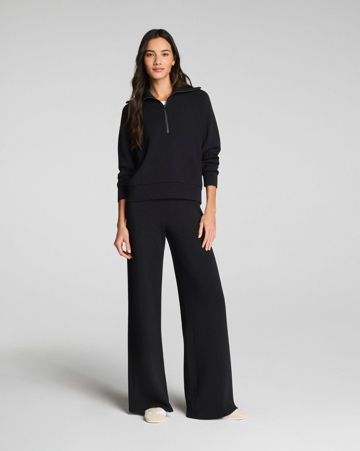 SPANX AirEssentials® Wide Leg Pant  Very Black