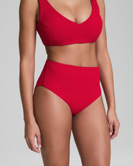SPANXshape™ Swim Pique Hi-Rise Cheeky Bottom