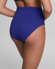 SPANXshape™ Swim Pique Ultra Hi-Rise Cheeky Bottom  Deep Azure