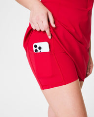 SPANXshape™ Get Moving Zip Front Dress  Spanx Red
