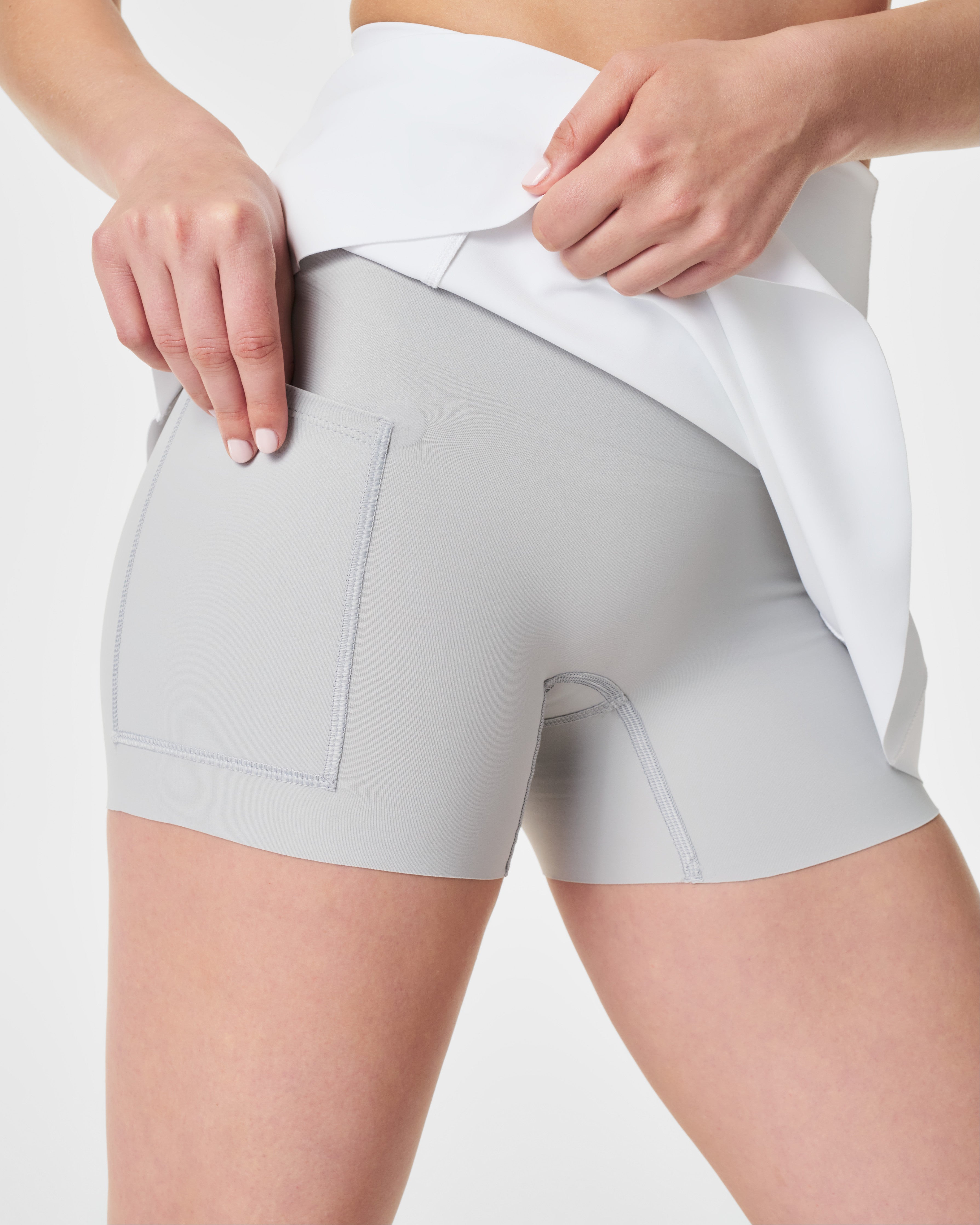 SPANXshape™ CoreLuxe Skort with Mid-Tummy Compression  Vivid White