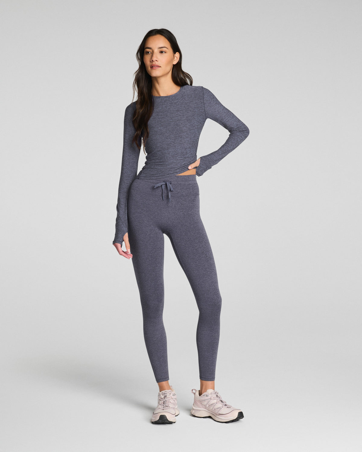 SPANXsupersmooth™ SoftStretch Full-Length Leggings  Pewter Heather