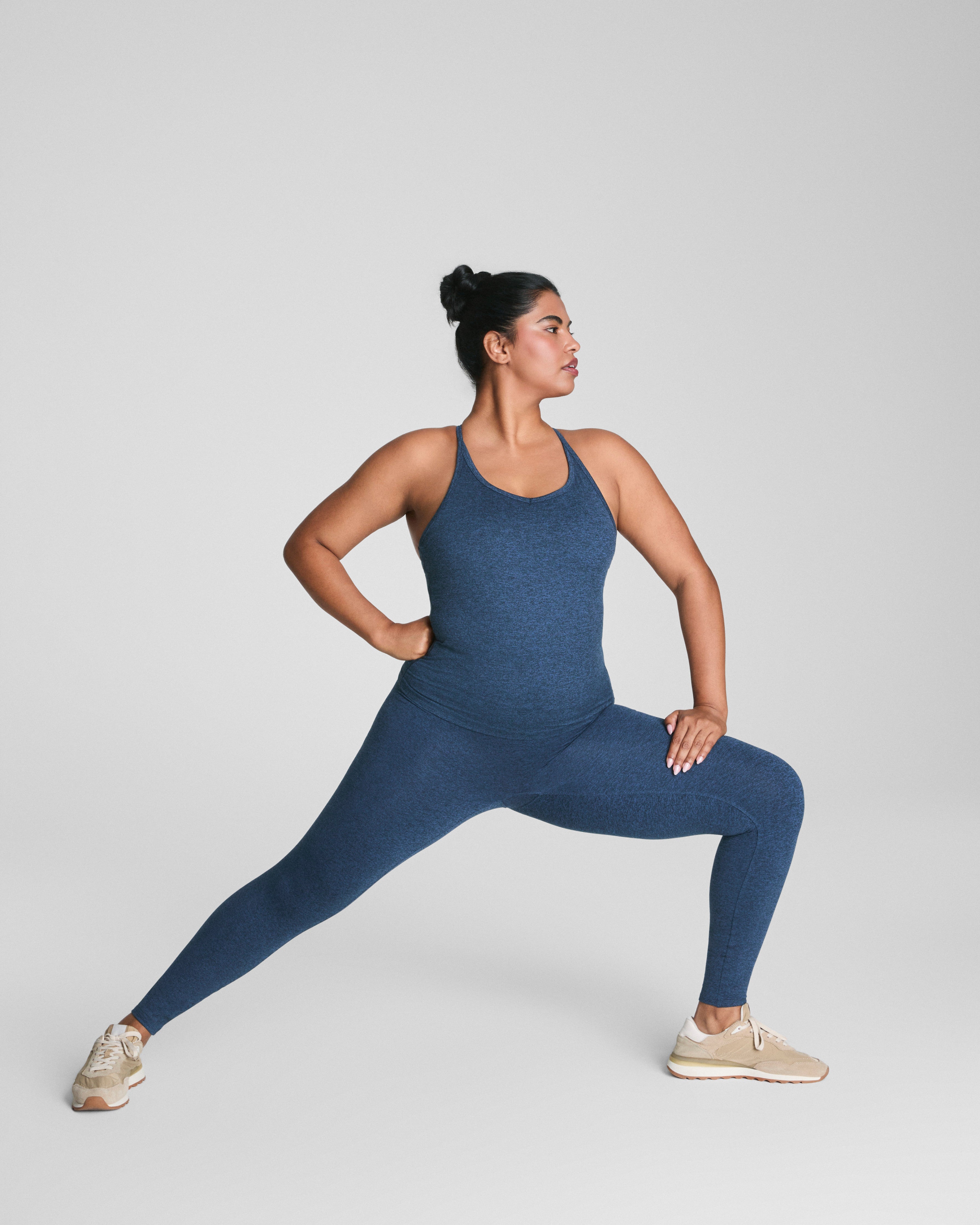 SPANXsupersmooth™ SoftStretch Full-Length Leggings  Timeless Navy / Dark Timeless Navy