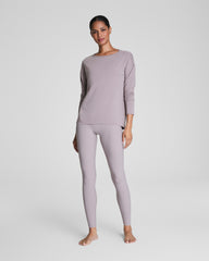 SPANX® Outpace Long Sleeve Top  Coastal Fog