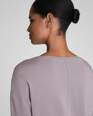 SPANX® Outpace Long Sleeve Top  Coastal Fog