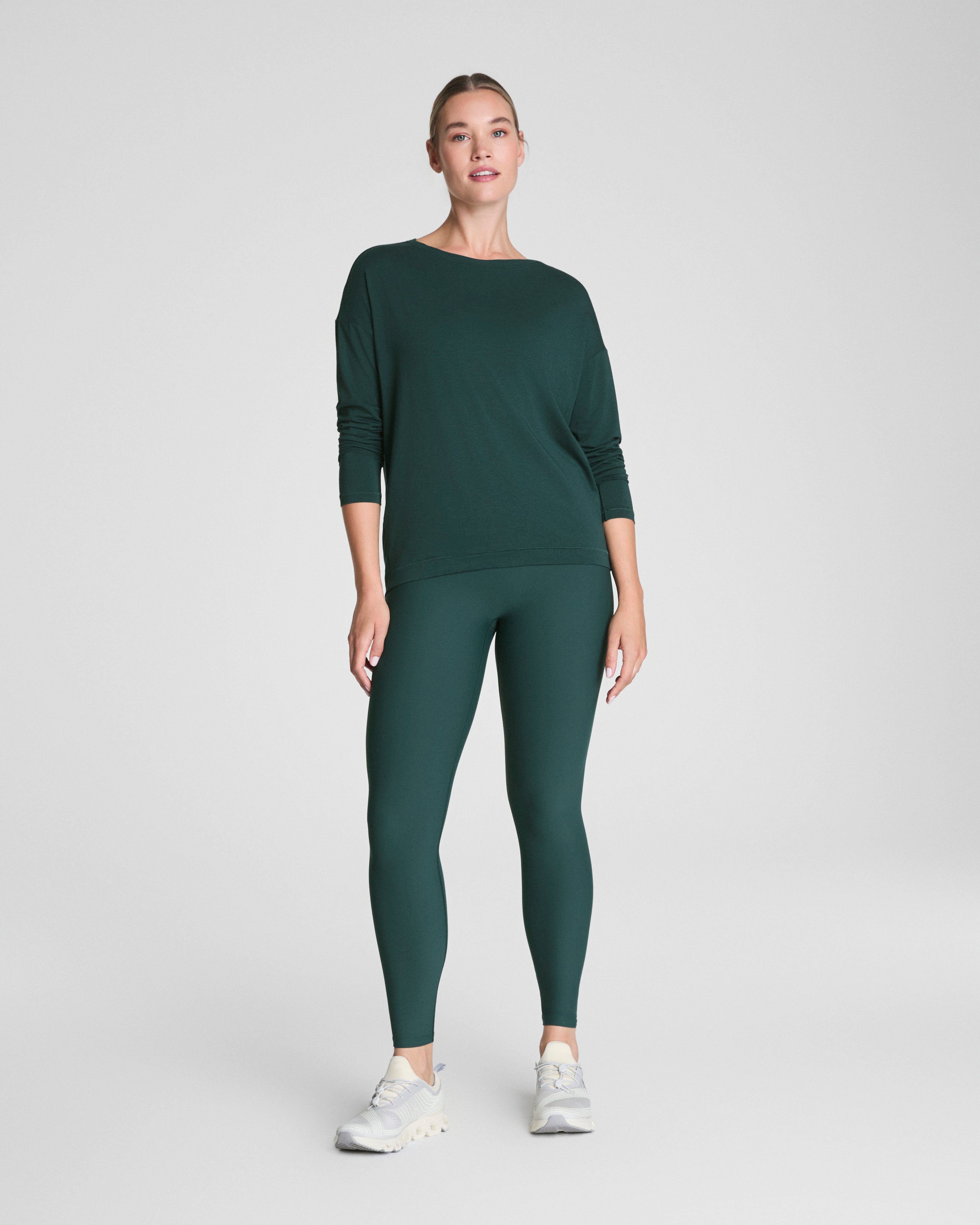 SPANX® Outpace Long Sleeve Top  Meridian