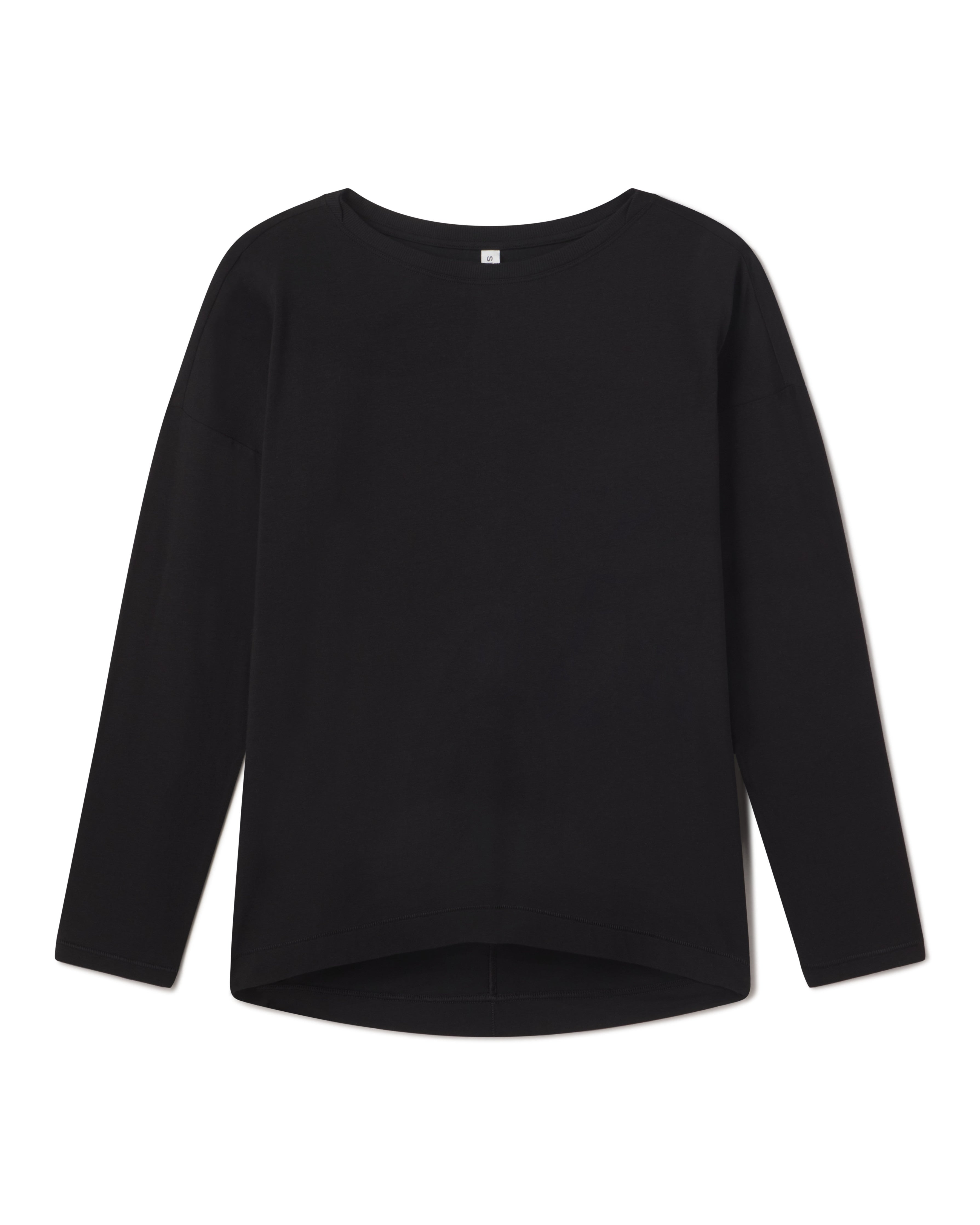 SPANX® Outpace Long Sleeve Top  Very Black