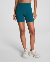 SPANXshape™ CoreLuxe Bike Short with Mid-Tummy Compression, 6"  Emerald Bay