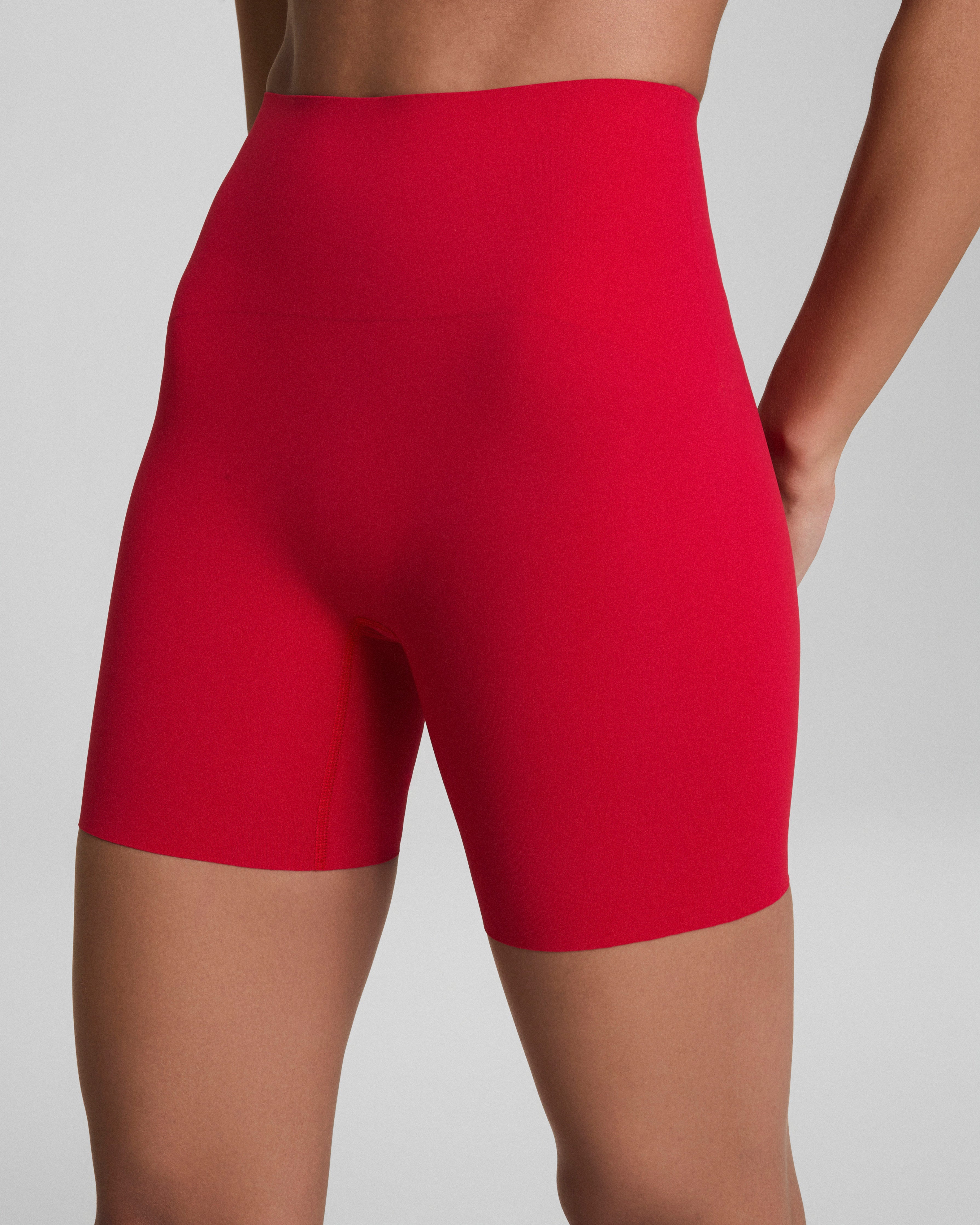 SPANXshape™ CoreLuxe Bike Short with Mid-Tummy Compression, 6"  Spanx Red