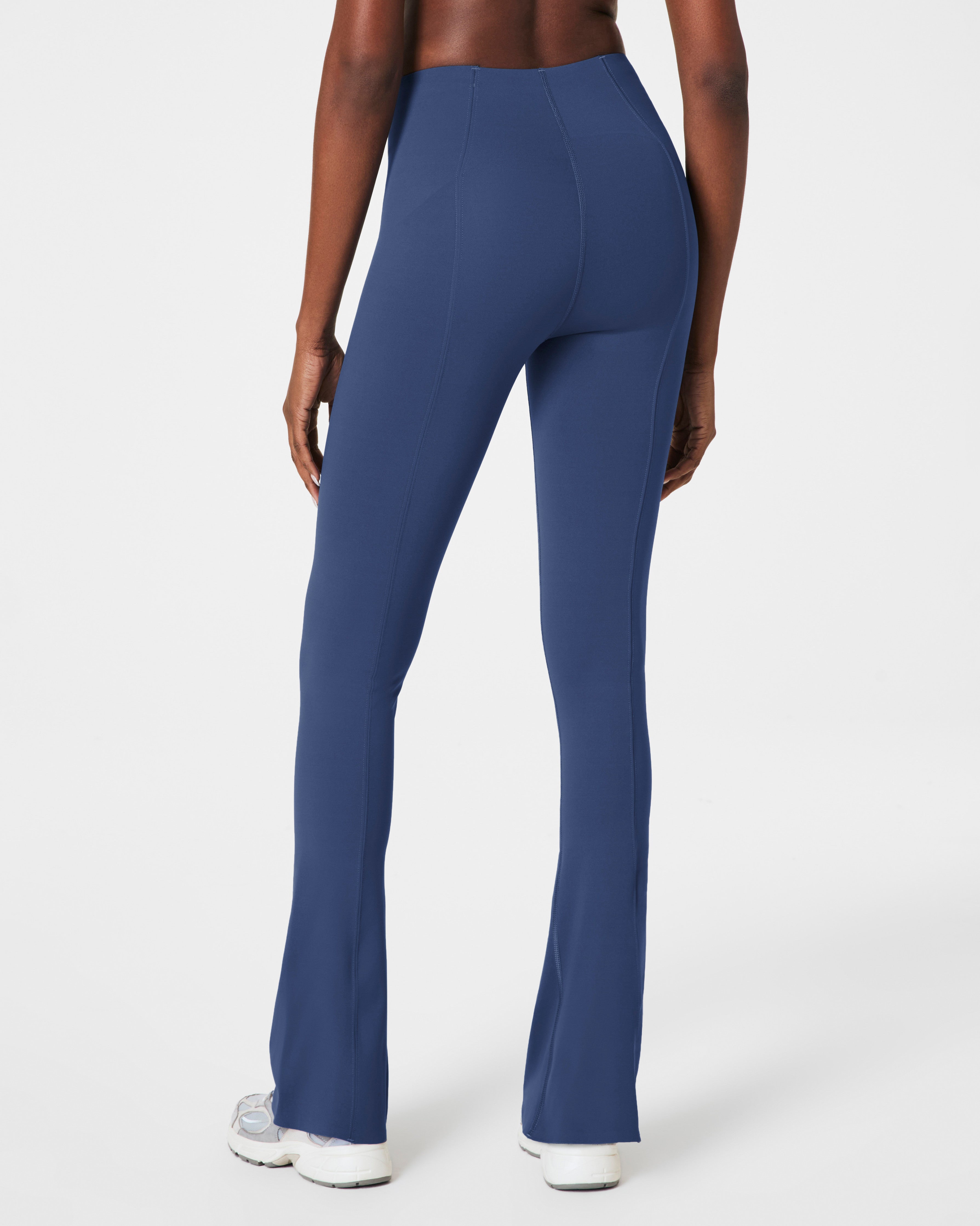 SPANXshape™ CoreLuxe Micro Flare Pant with Mid-Tummy Compression  Faded Indigo