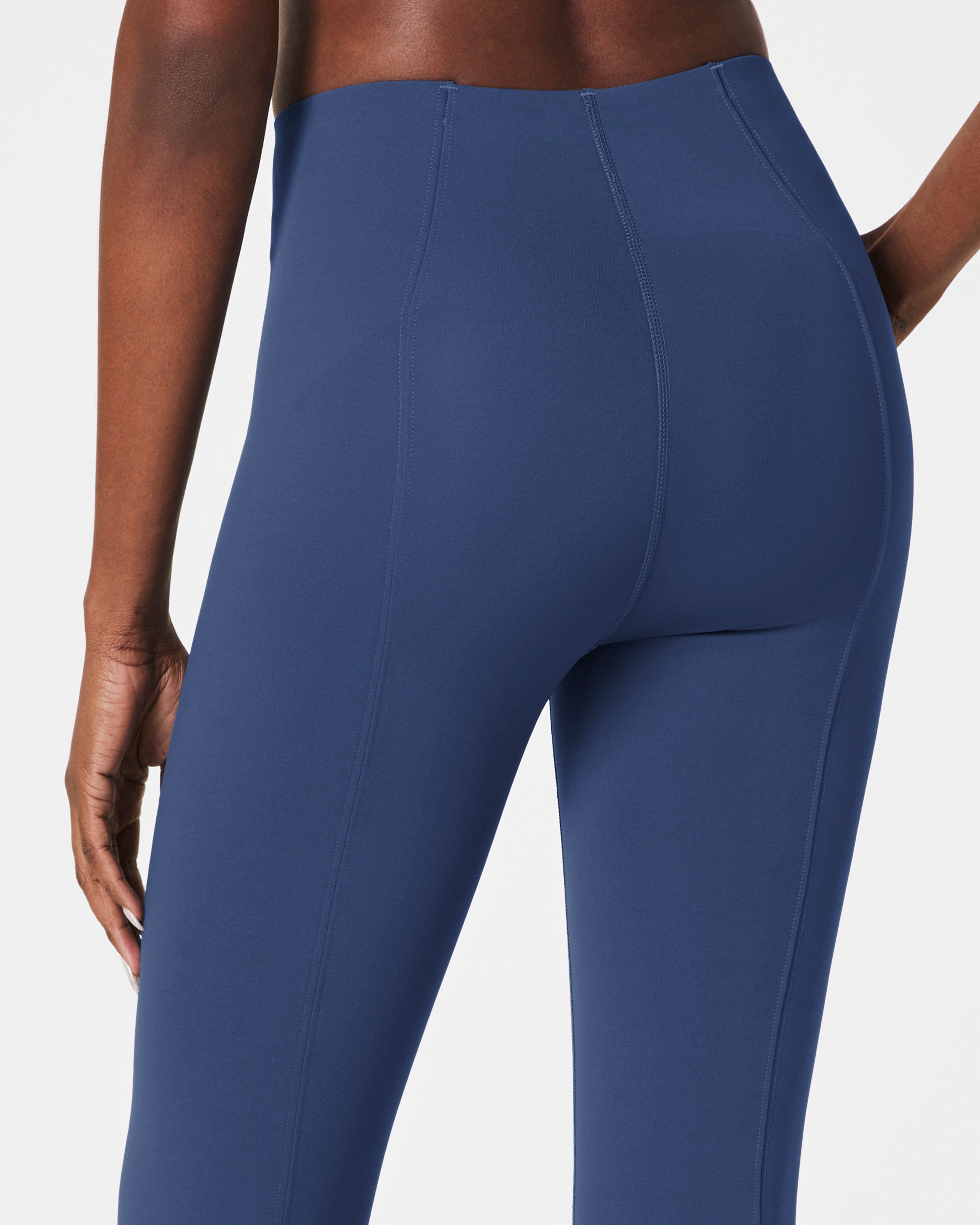 SPANXshape™ CoreLuxe Micro Flare Pant with Mid-Tummy Compression  Faded Indigo