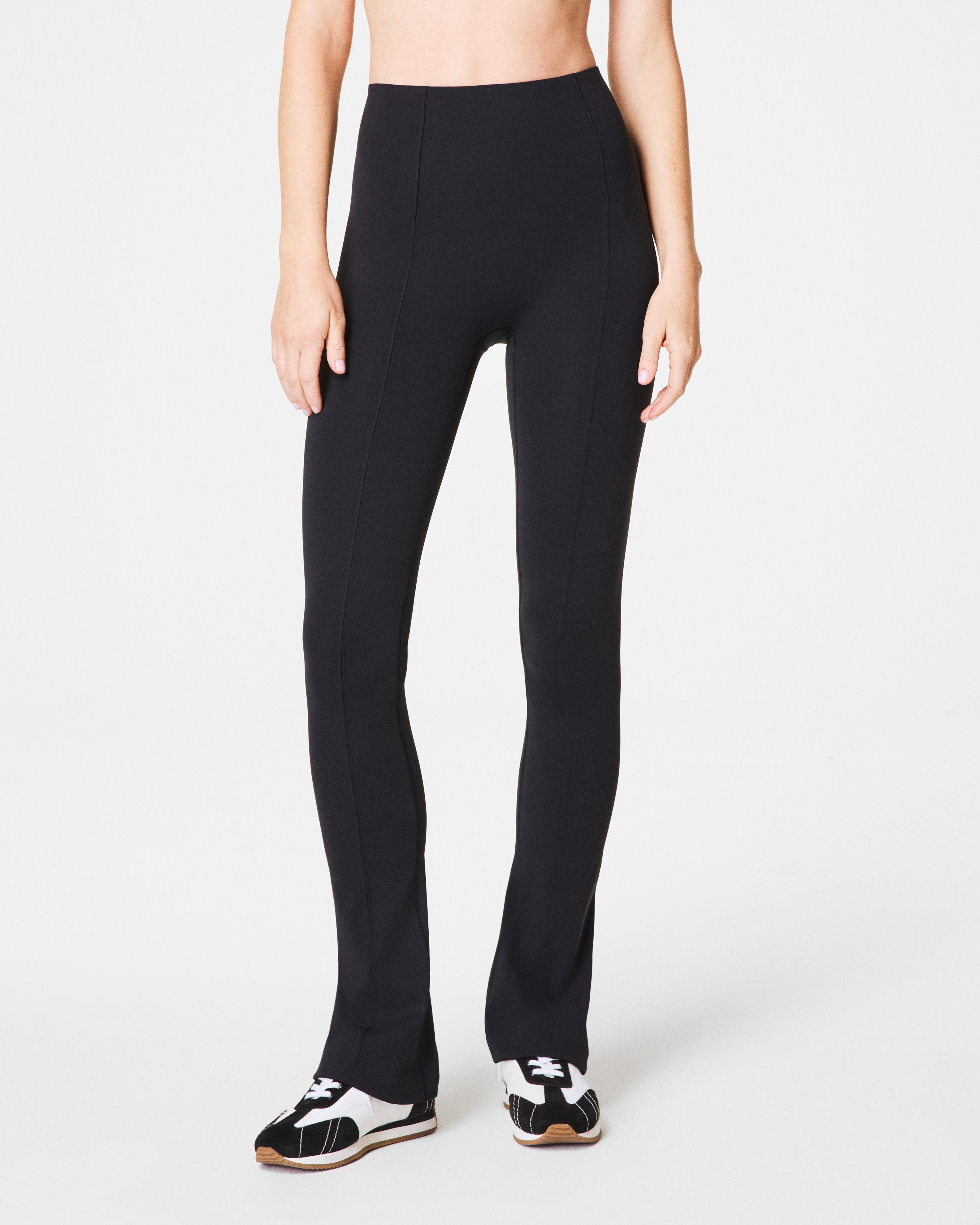 SPANXshape™ CoreLuxe Micro Flare Pant with Mid-Tummy Compression  Very Black