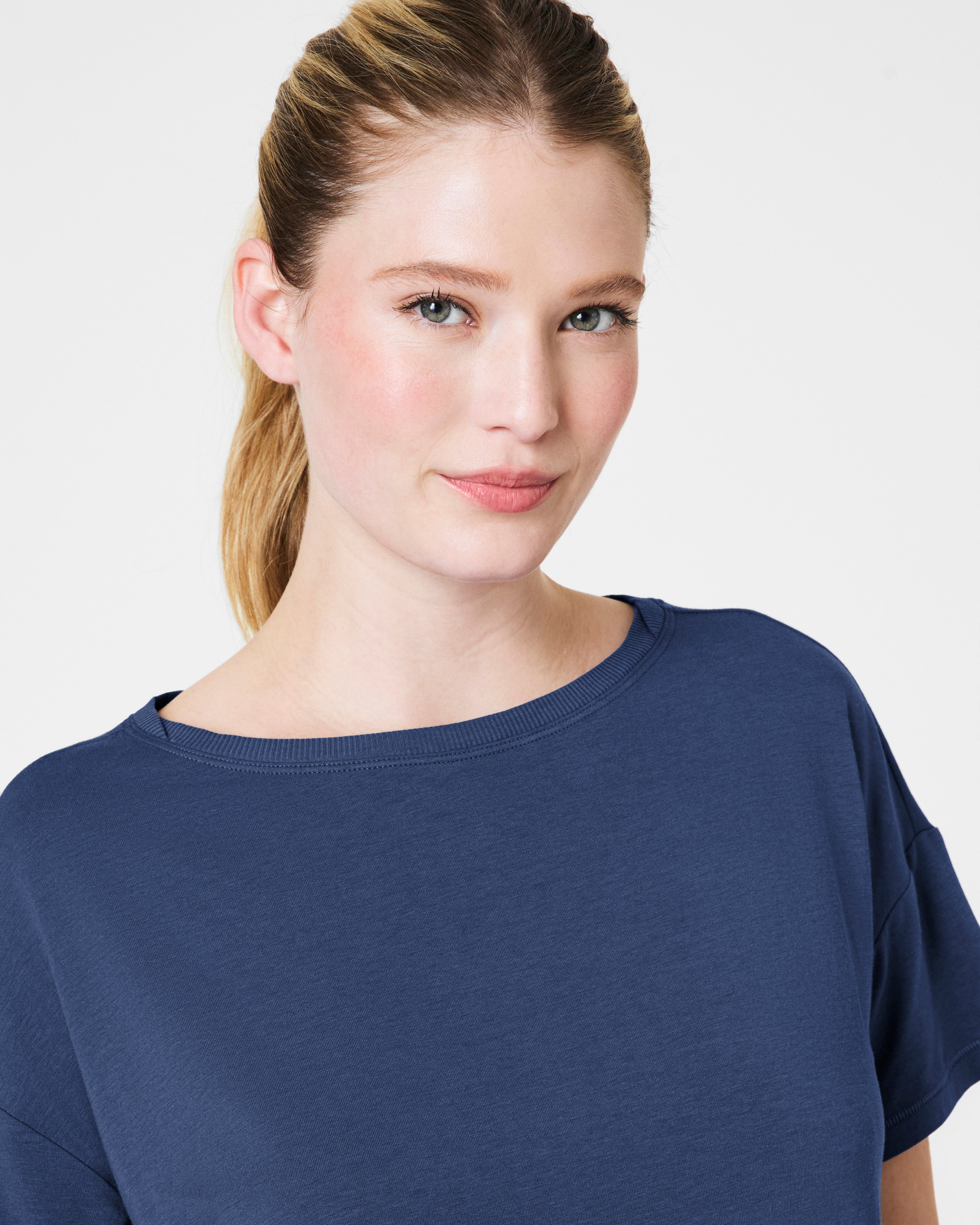 SPANX® Outpace Tee  Faded Indigo