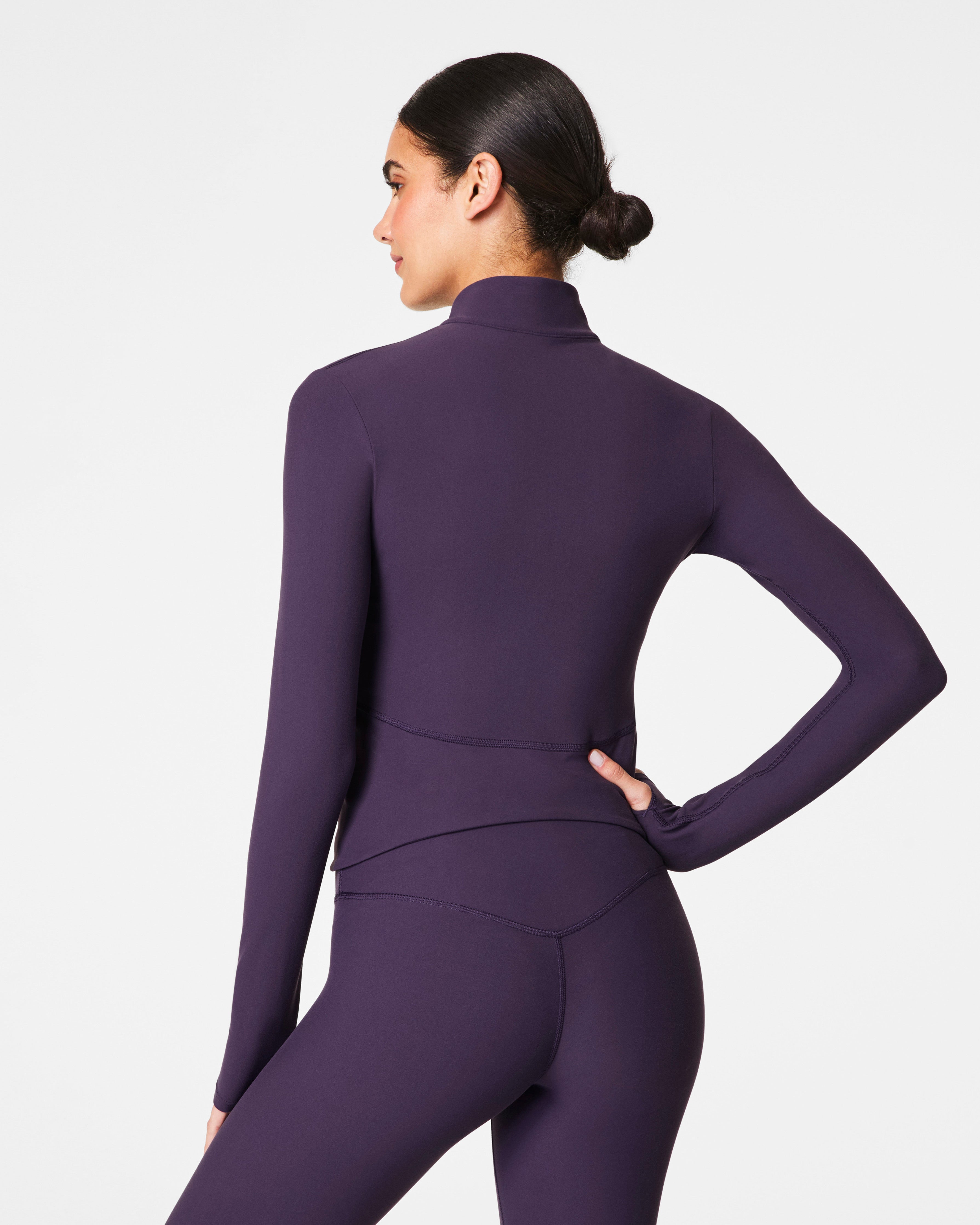 SPANXsmooth™ OnForm Full Zip Jacket  Aubergine