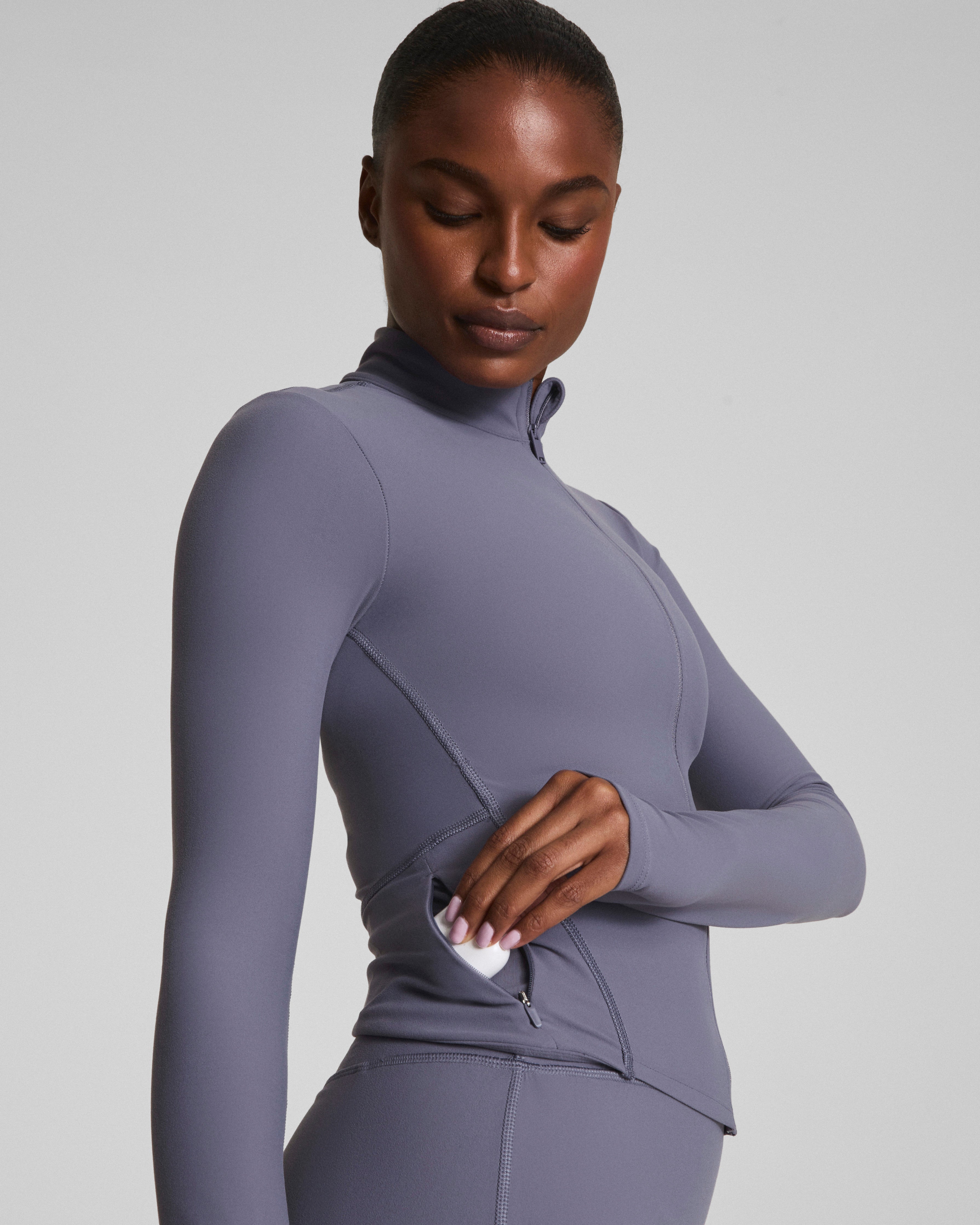 SPANXsmooth™ OnForm Full Zip Jacket  Orchid Ash
