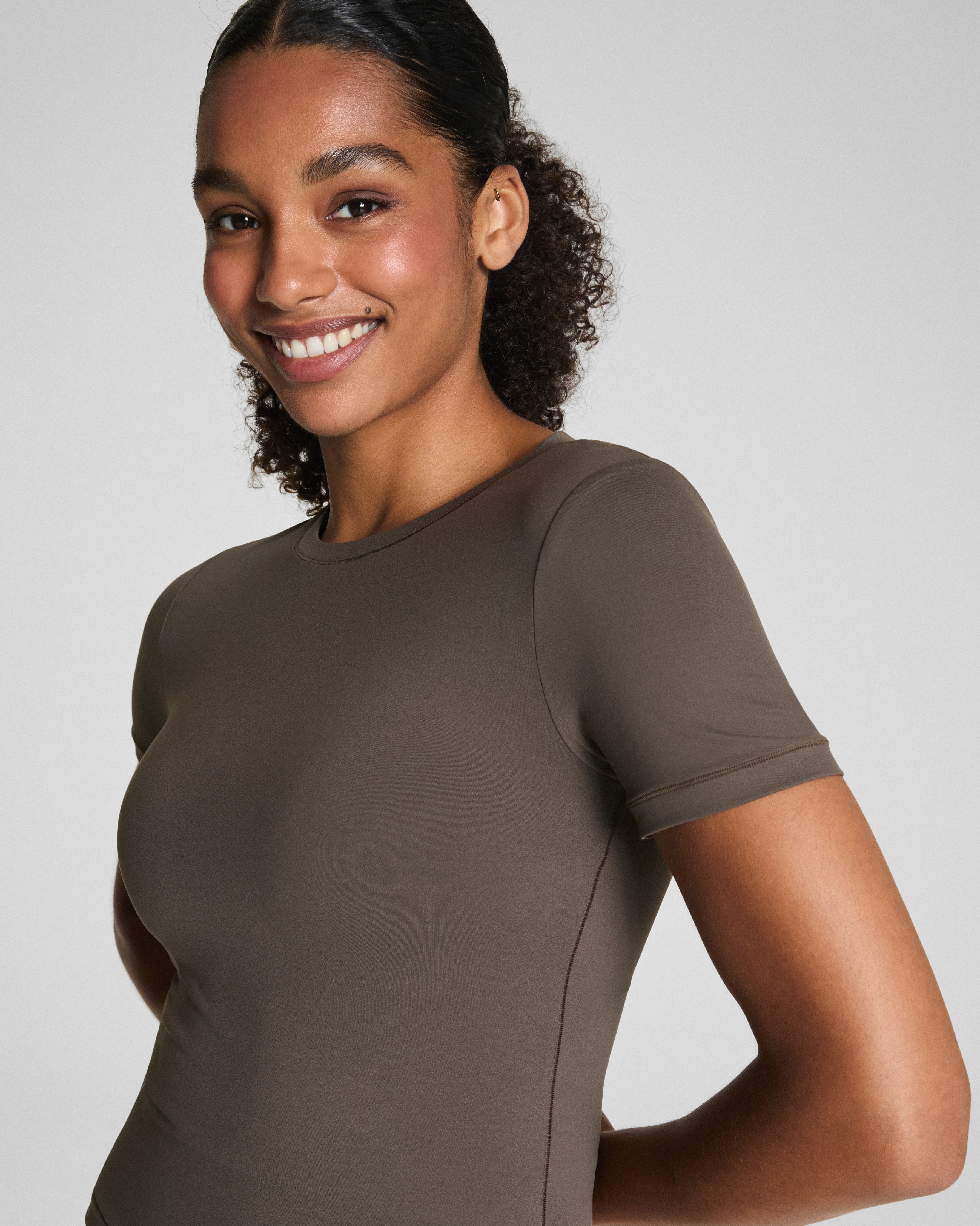 SPANX® BareNaked Tee  Mineral