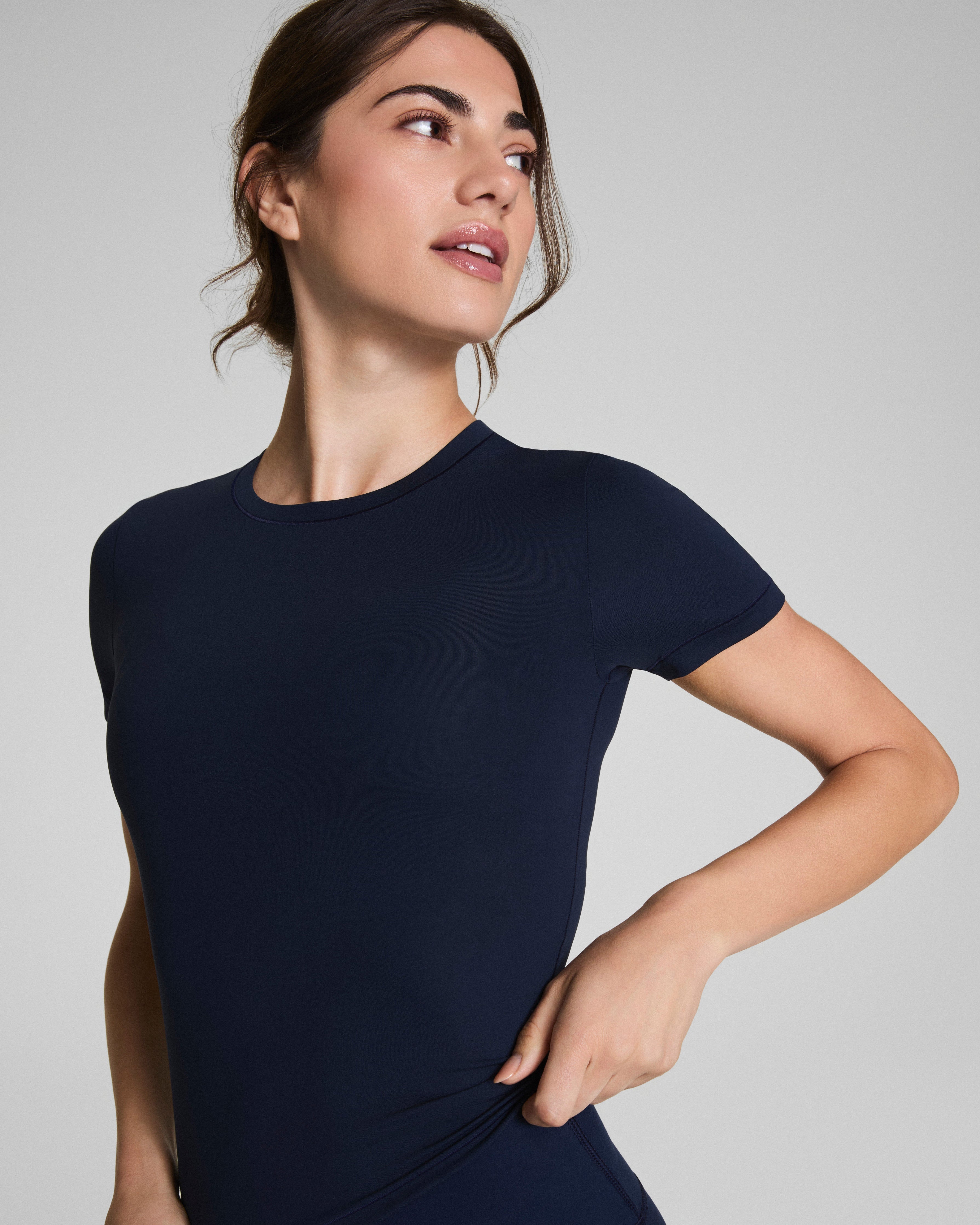 SPANX® BareNaked Tee  Timeless Navy
