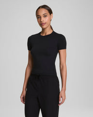 SPANX® BareNaked Tee  Very Black