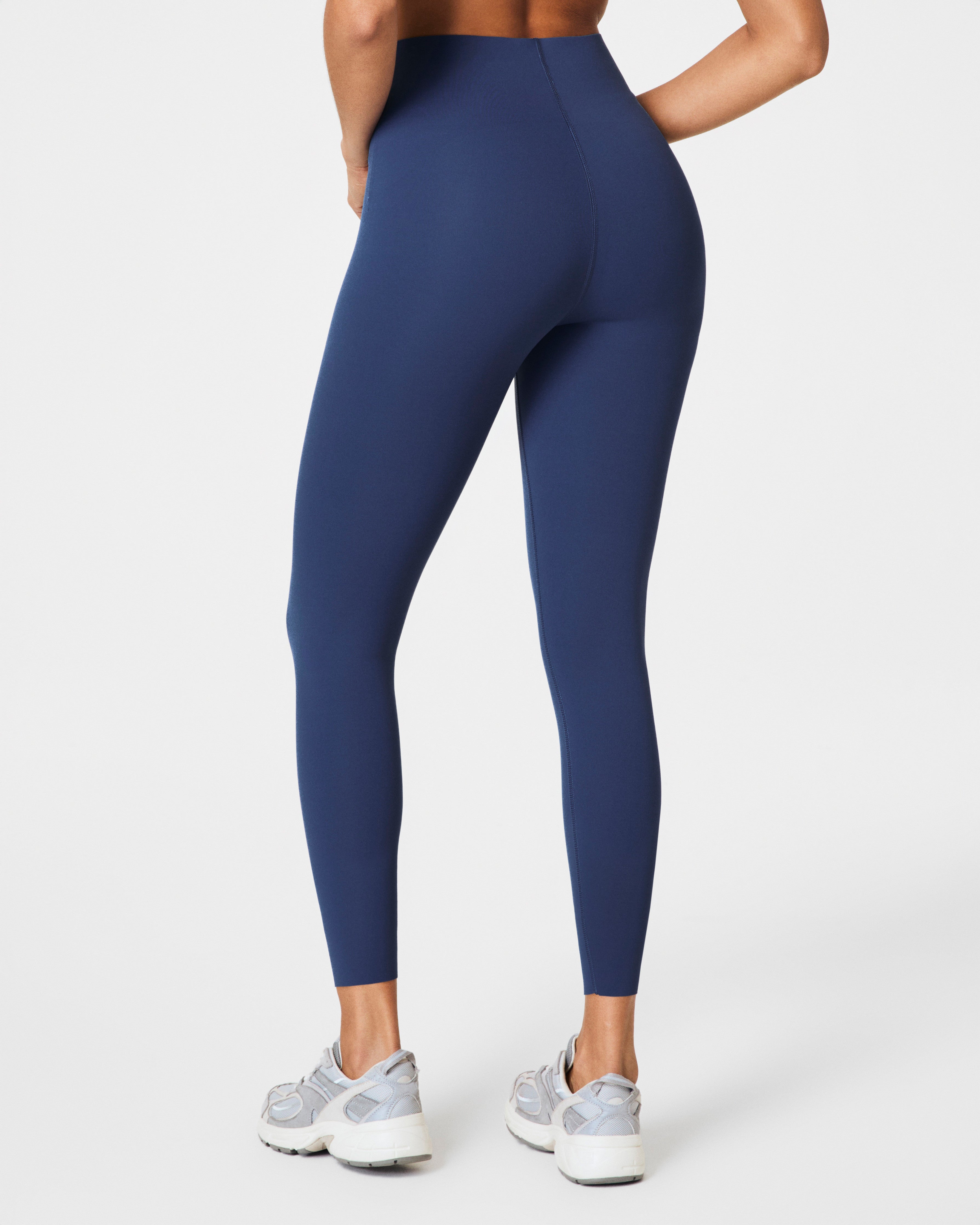 SPANXshape™ CoreLuxe 7/8 Leggings with Mid-Tummy Compression  Faded Indigo