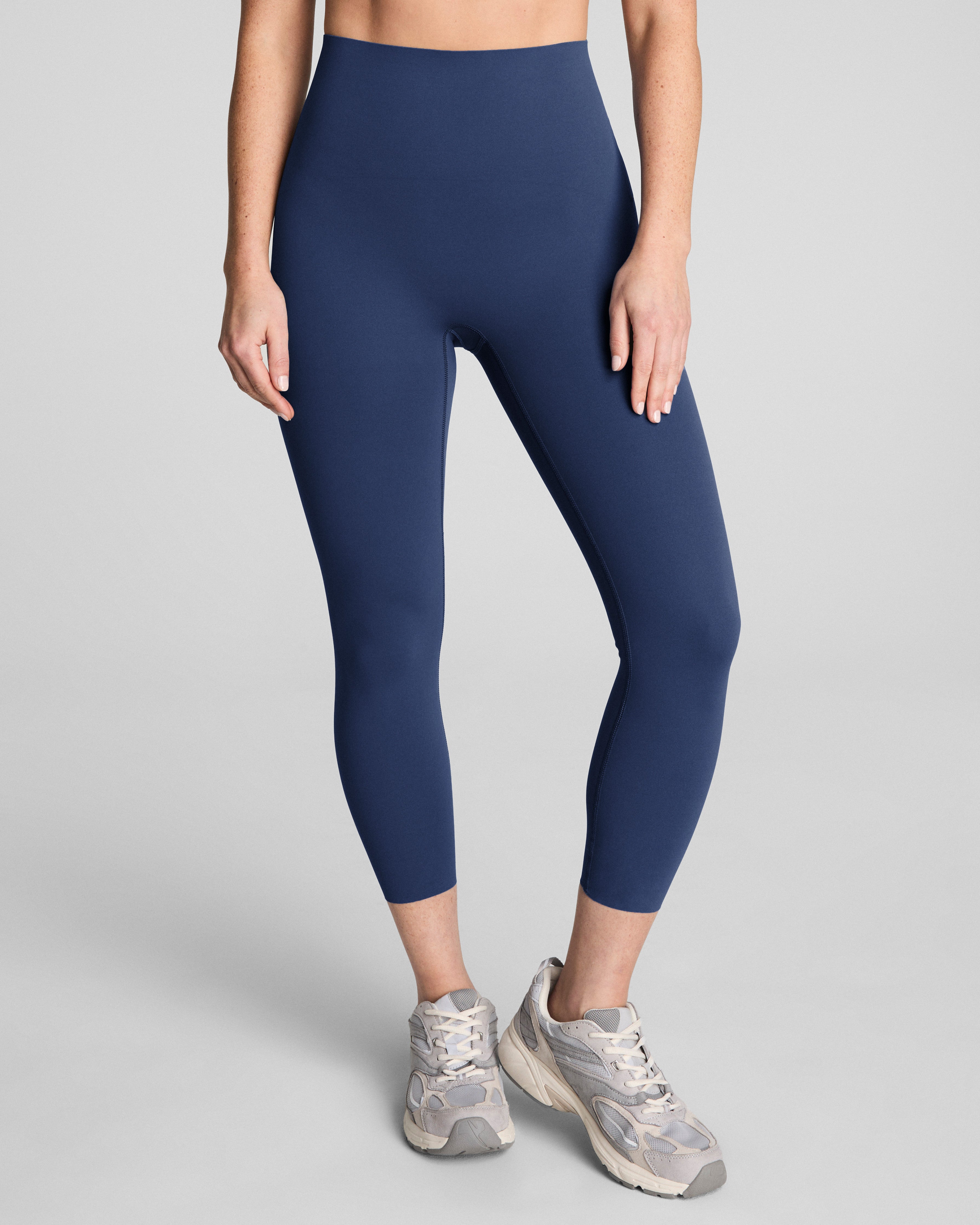 SPANXshape™ CoreLuxe 7/8 Leggings with Mid-Tummy Compression  Faded Indigo